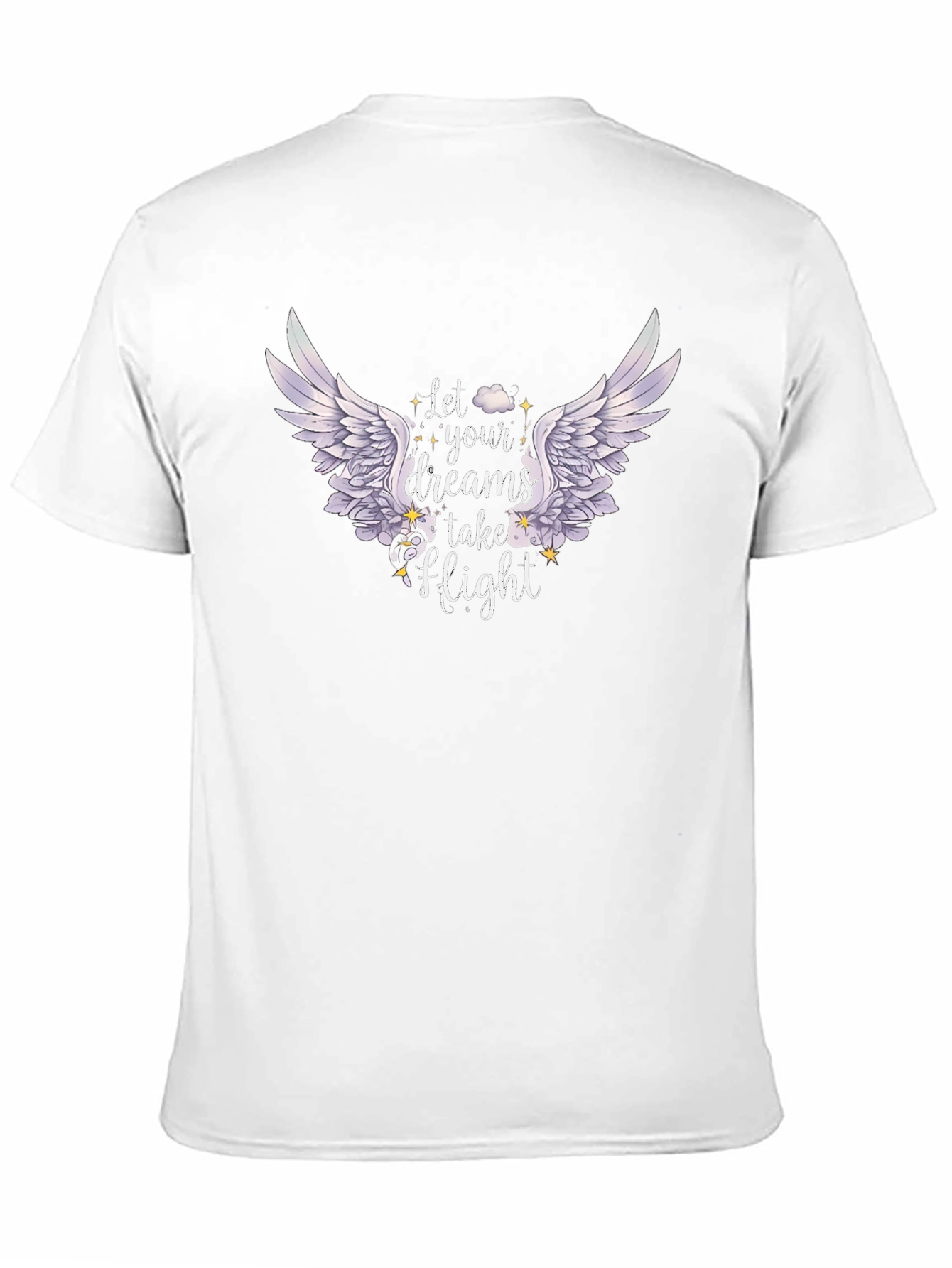 Black Dream Flight Black Graphic T-Shirt view 11