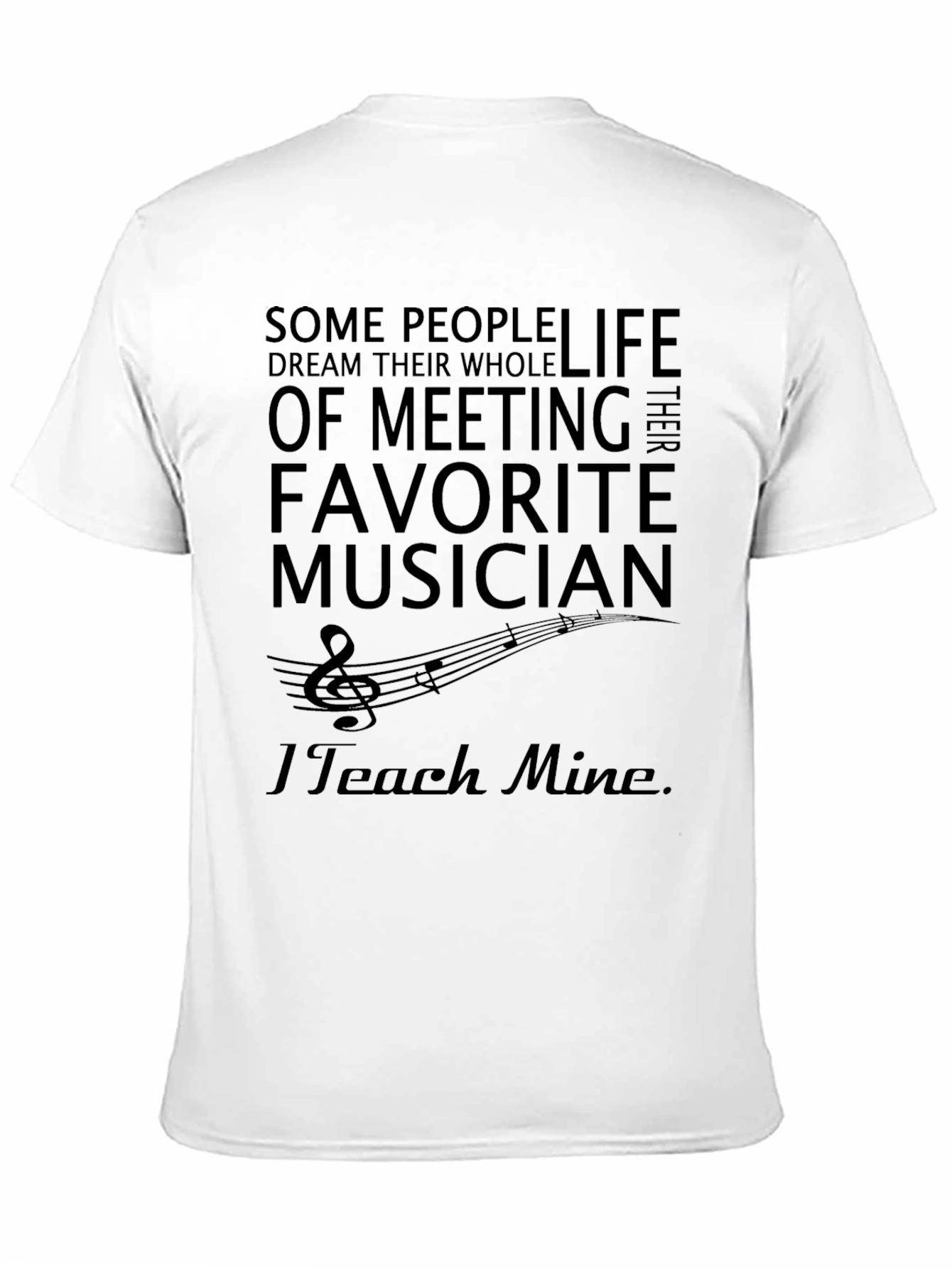 Black Musician Parent T-Shirt - I Teach Mine view 11