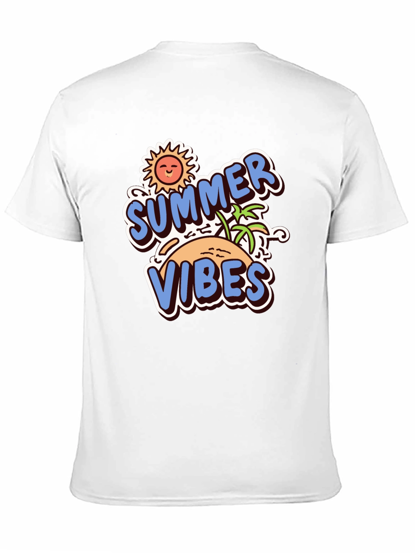 Black Summer Vibes Graphic Tee view 11