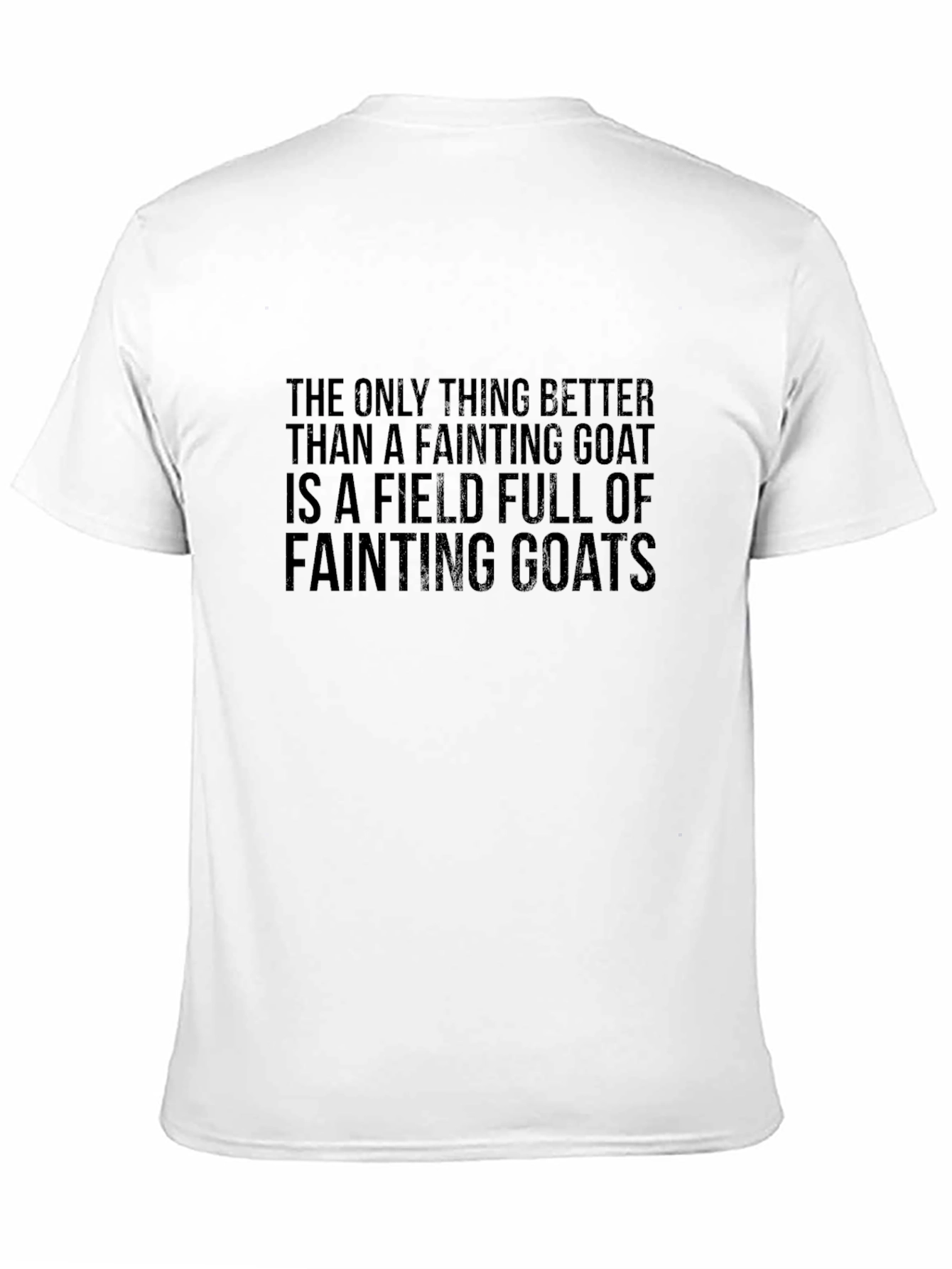 Black Fainting Goat T-Shirt - Funny Animal Lover Tee view 11