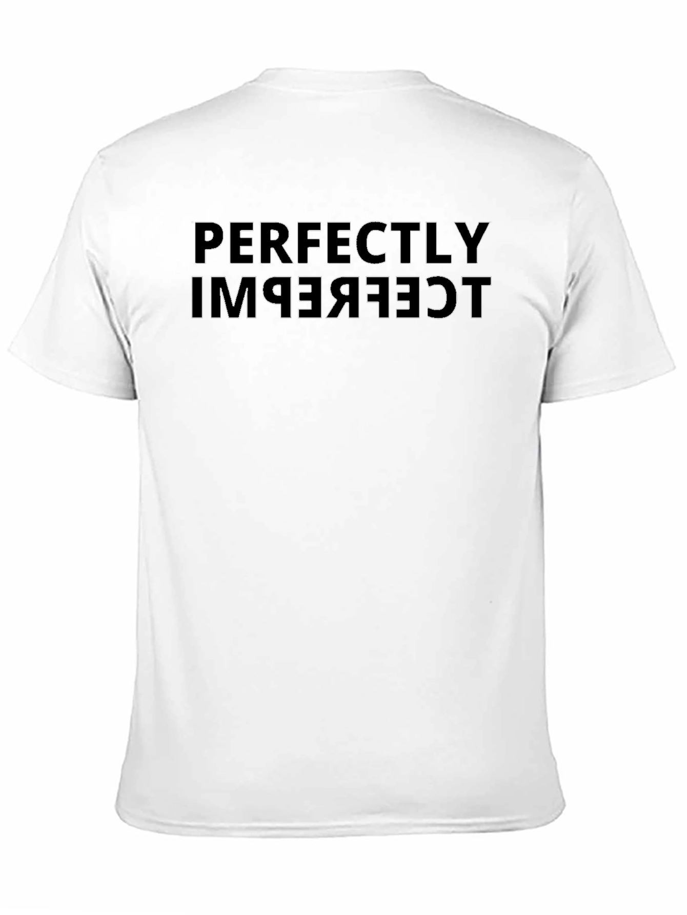 Black Perfectly Imperfect Graphic Tee - Black view 11