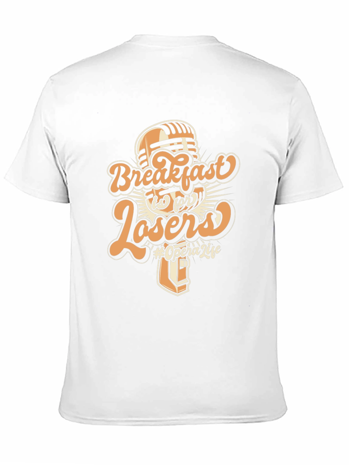 Black Breakfast is for Losers Graphic Tee view 11