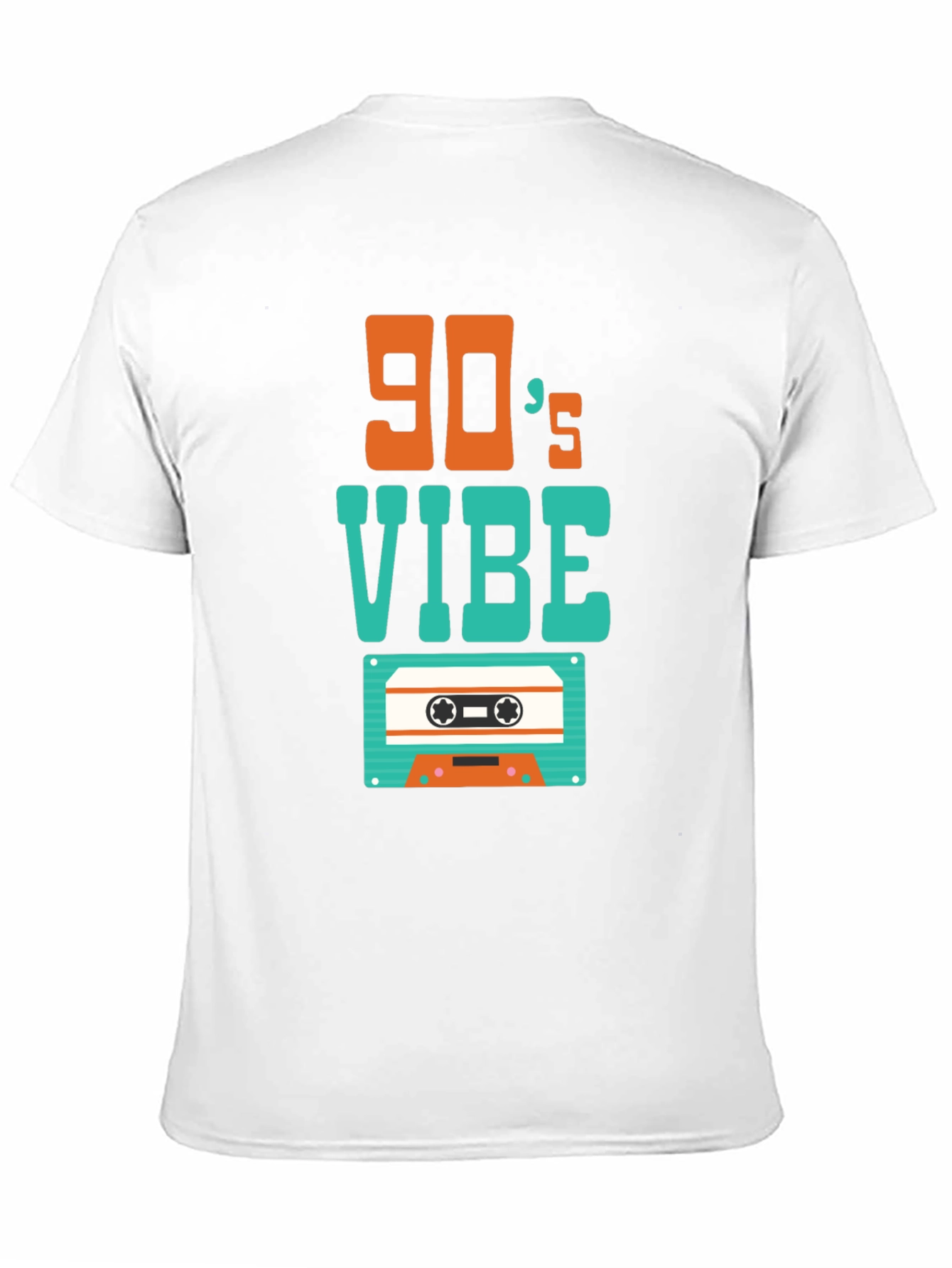 90's Vibe Graphic T-Shirt Retro Cassette Tape Design - 11