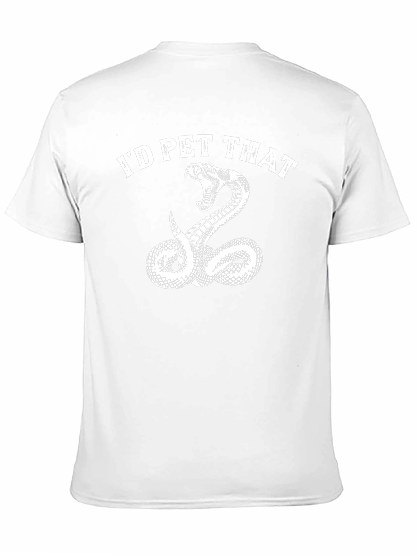 Black I'd Pet That Snake Graphic T-Shirt view 11