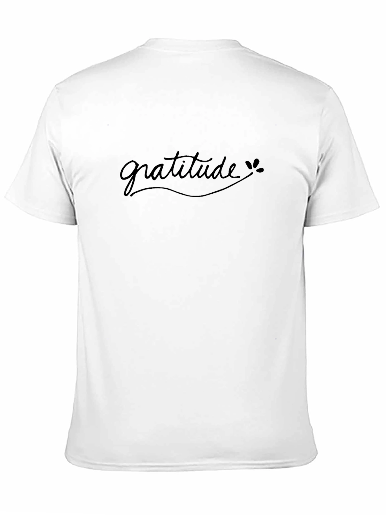 Black Gratitude Graphic Tee view 11