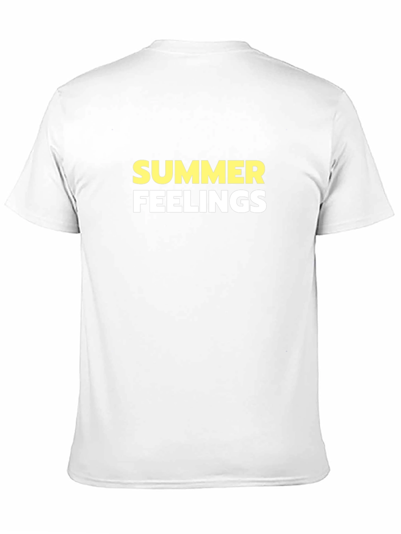 Black Summer Feelings Black T-Shirt view 11