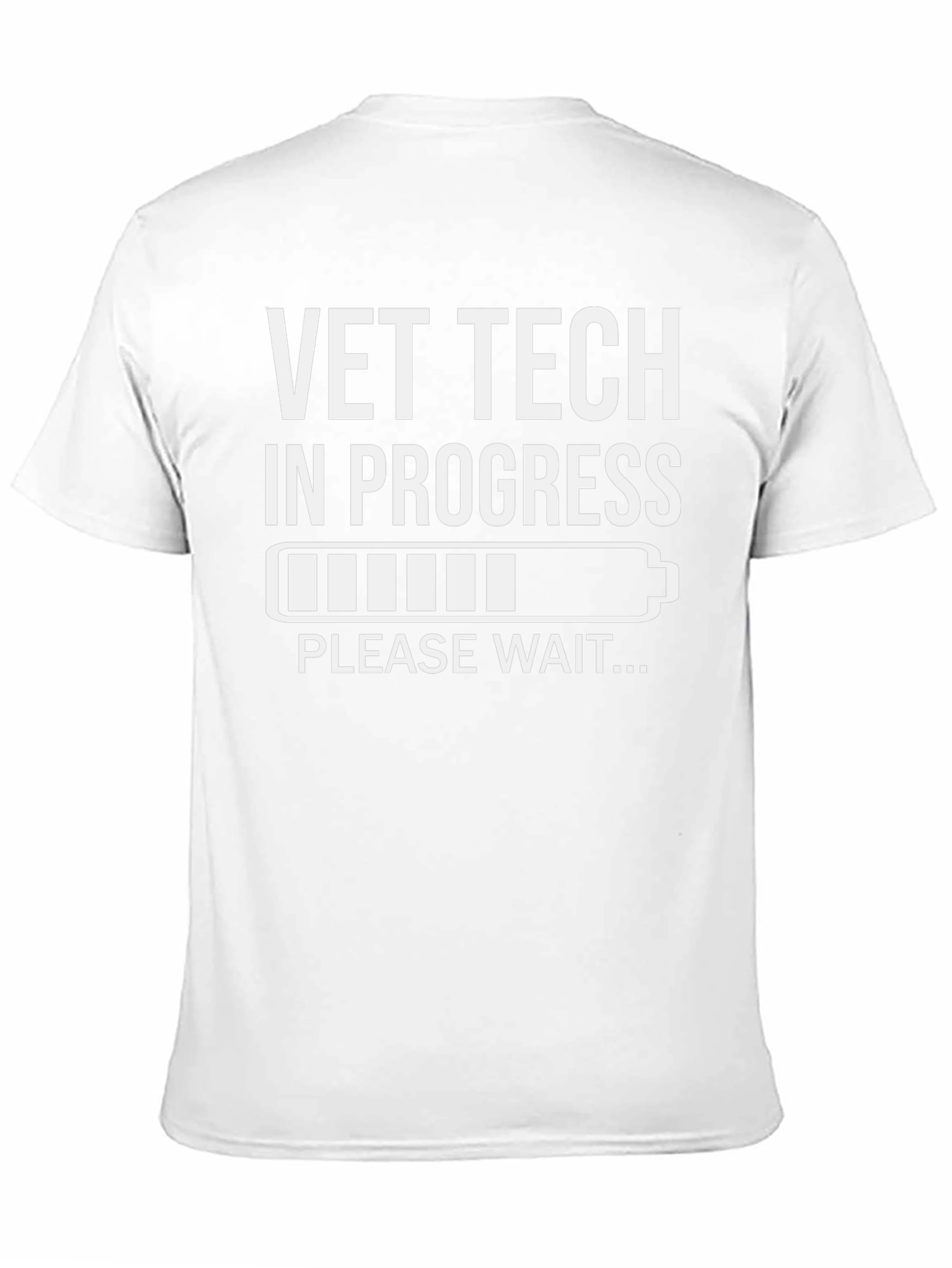 Black Vet Tech In Progress T-Shirt - Animal Lover Tee view 11