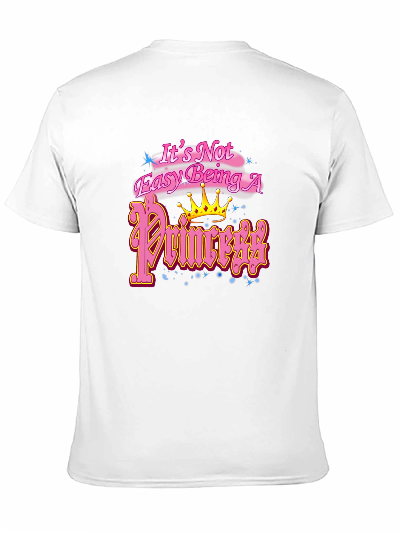 Black It's Not Easy Being A Princess Black T-Shirt view 11
