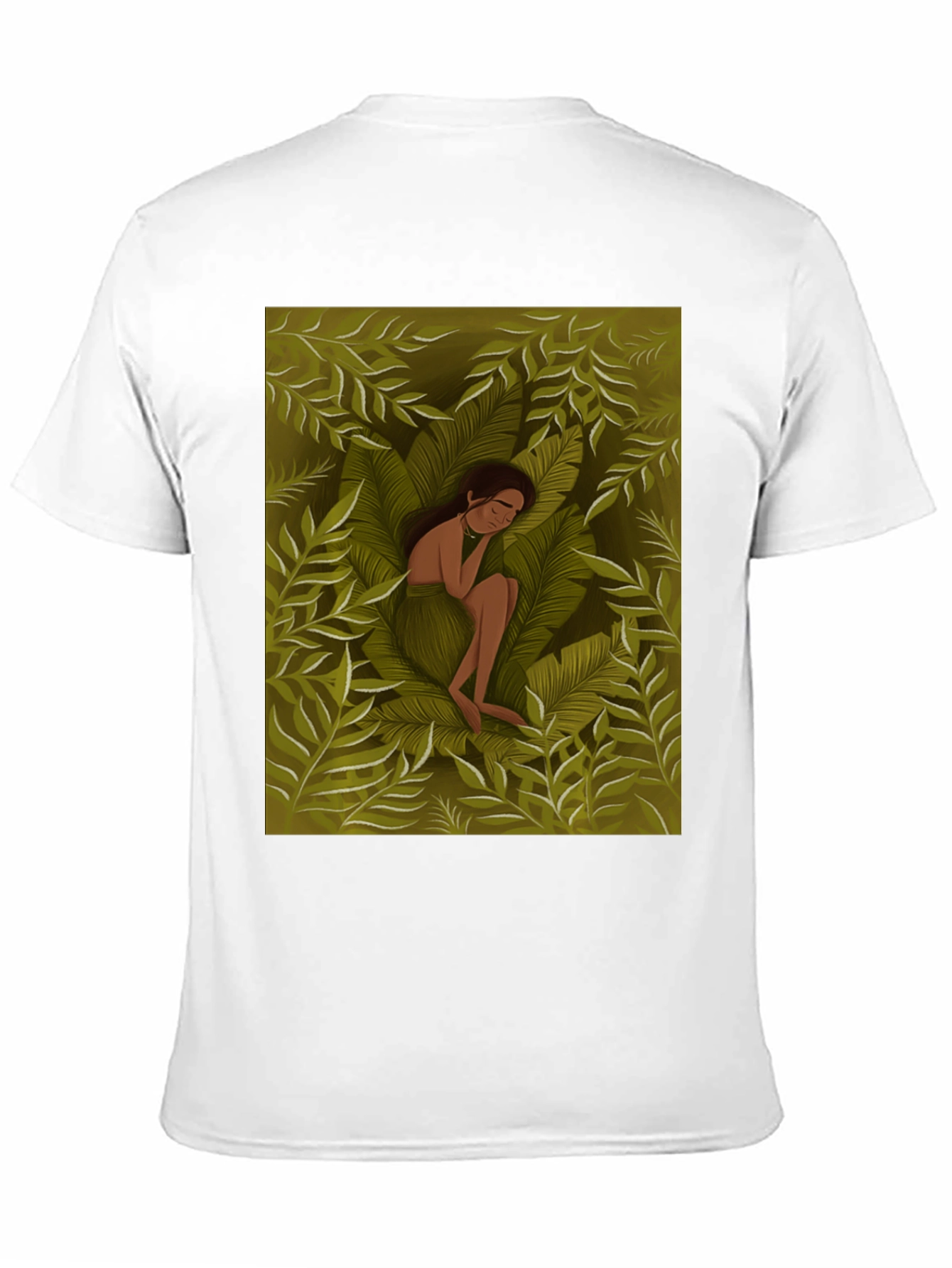 Black Jungle Dream T-Shirt - Nature Inspired Graphic Tee view 11