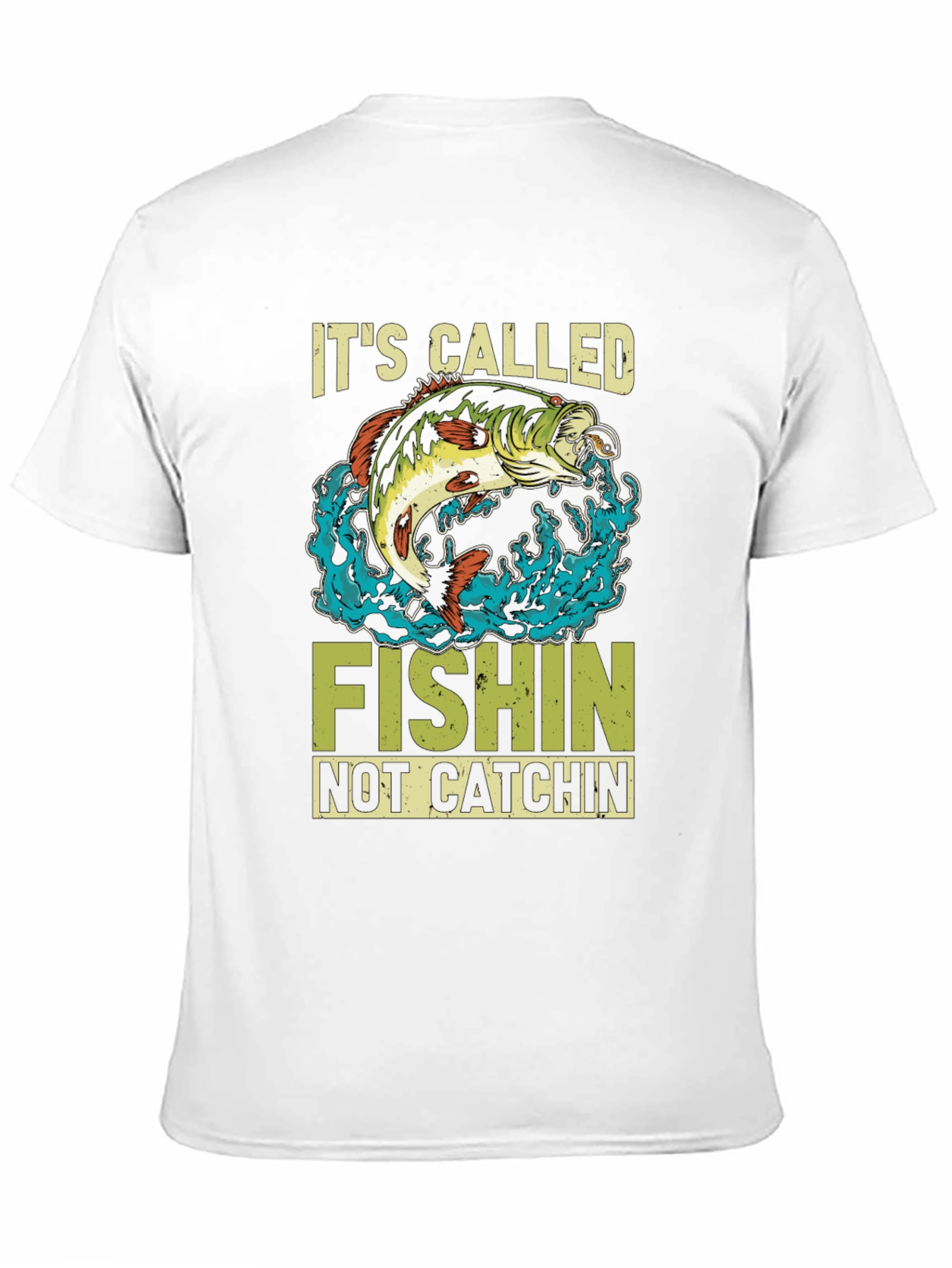 Black It's Called Fishin' T-Shirt - Fishing Apparel view 11