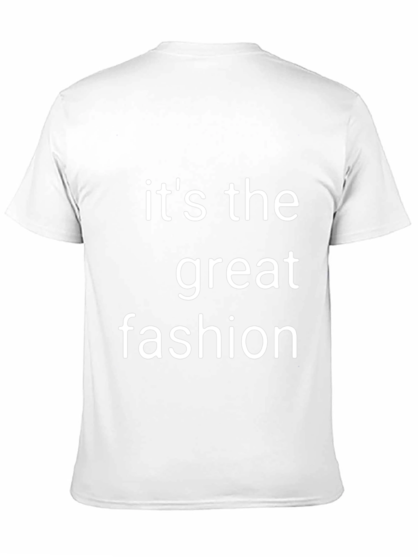 Black It's the Great Fashion T-Shirt view 11