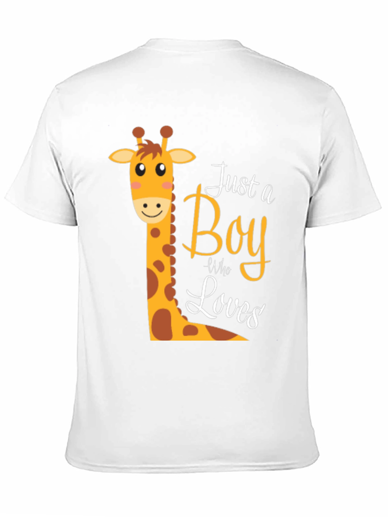 Black Boy Giraffe Graphic T-Shirt - Fun & Stylish Tee view 11