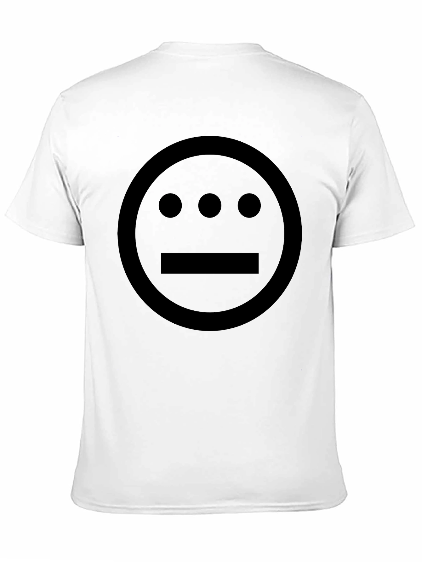 Black Minimalist Circle Design Tee view 11