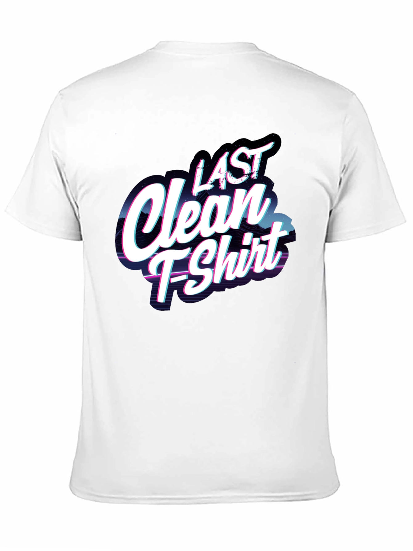 Black Last Clean T-Shirt - Funny Graphic Tee view 11