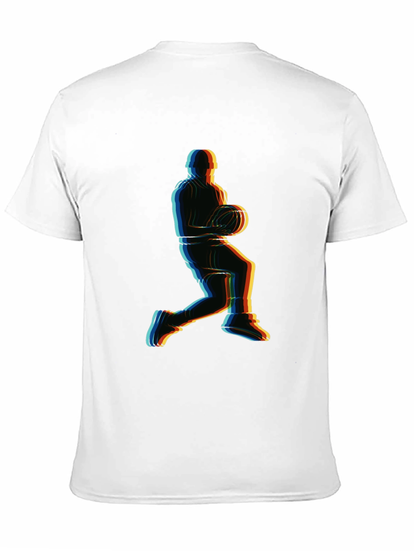 Black Basketball Player Graphic Tee - Retro Style view 11