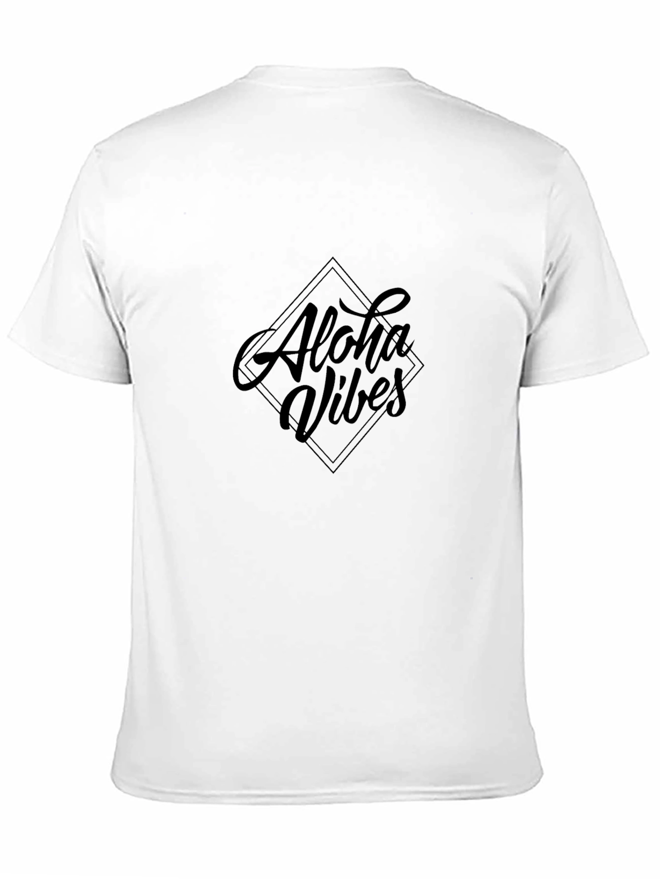 Black Aloha Vibes Black T-Shirt - Mens view 11