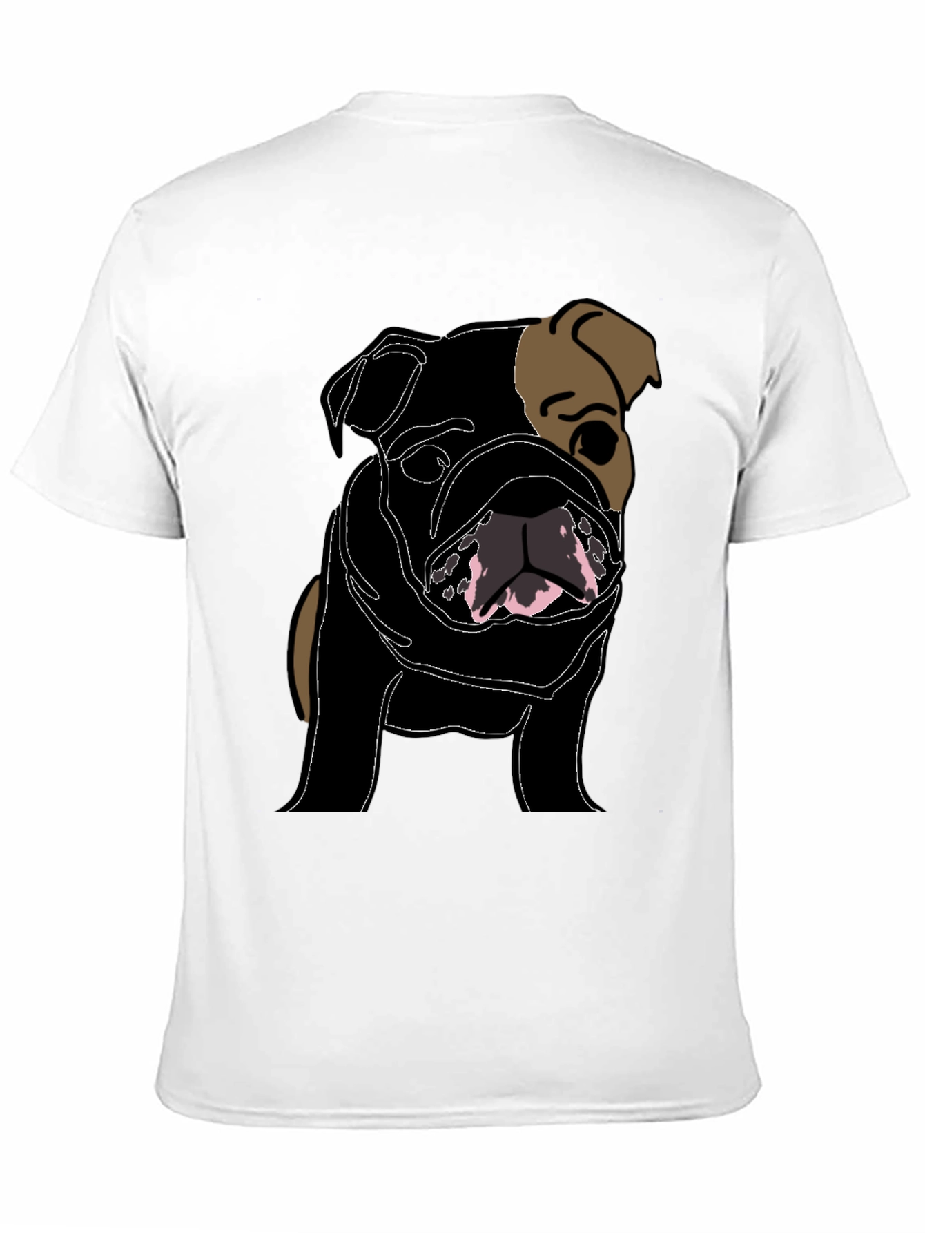 Black Bulldog Graphic Tee - Stylish Dog Lover's Shirt view 11