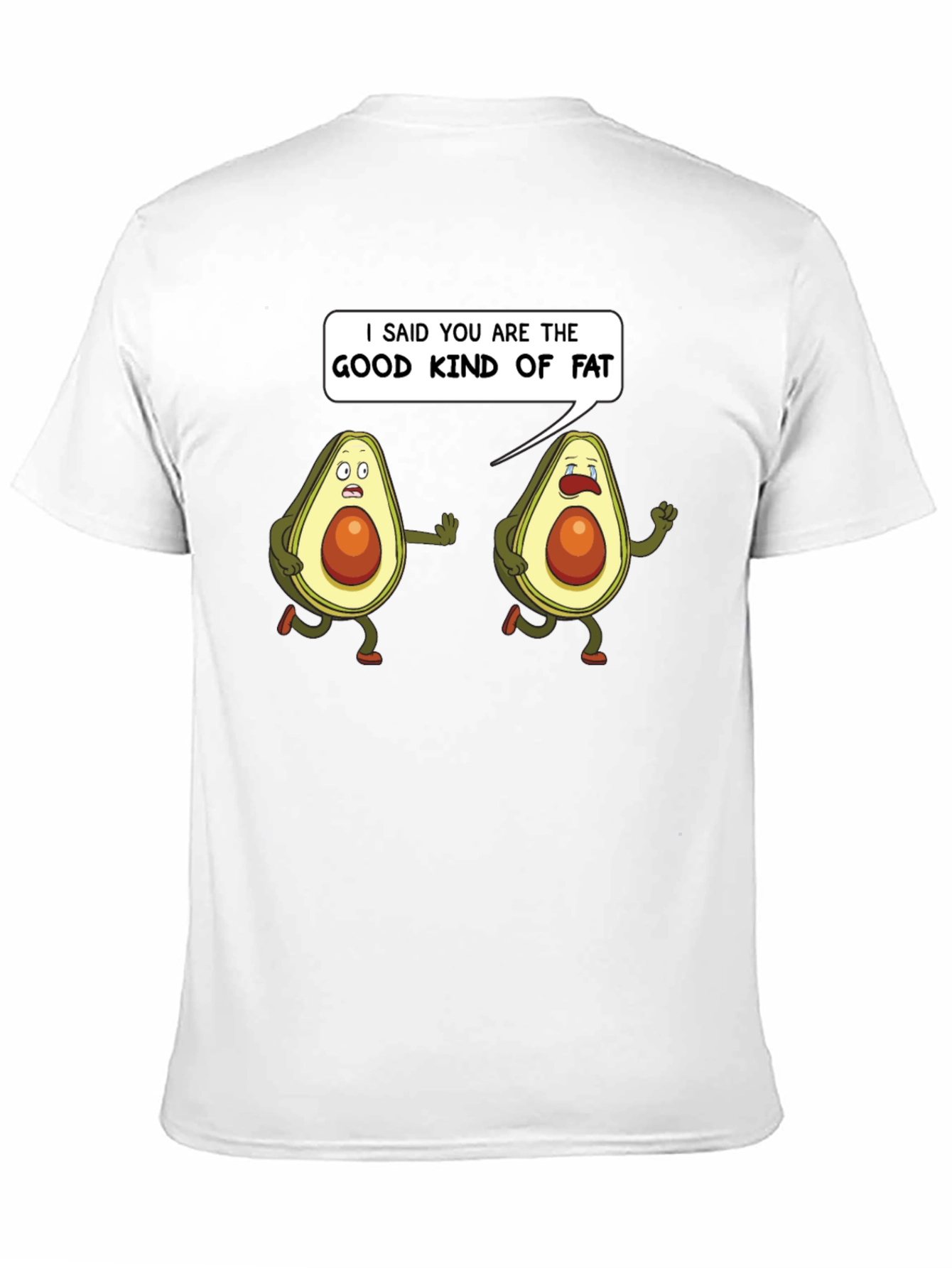 Black Good Kind of Fat Avocado Humor T-Shirt view 11
