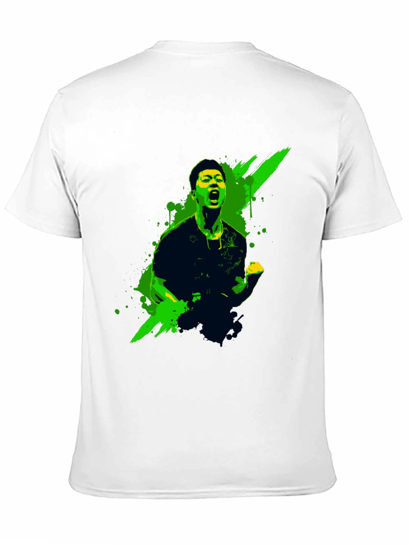 Black Graphic Tee - Man Celebrating Victory view 11