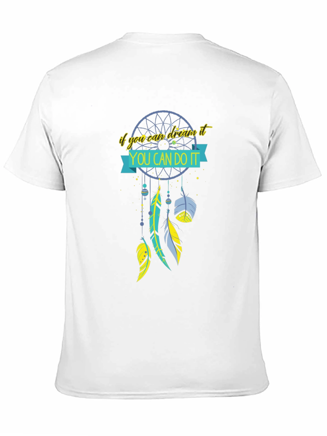 Black Dream Catcher Graphic Tee - You Can Do It! view 11