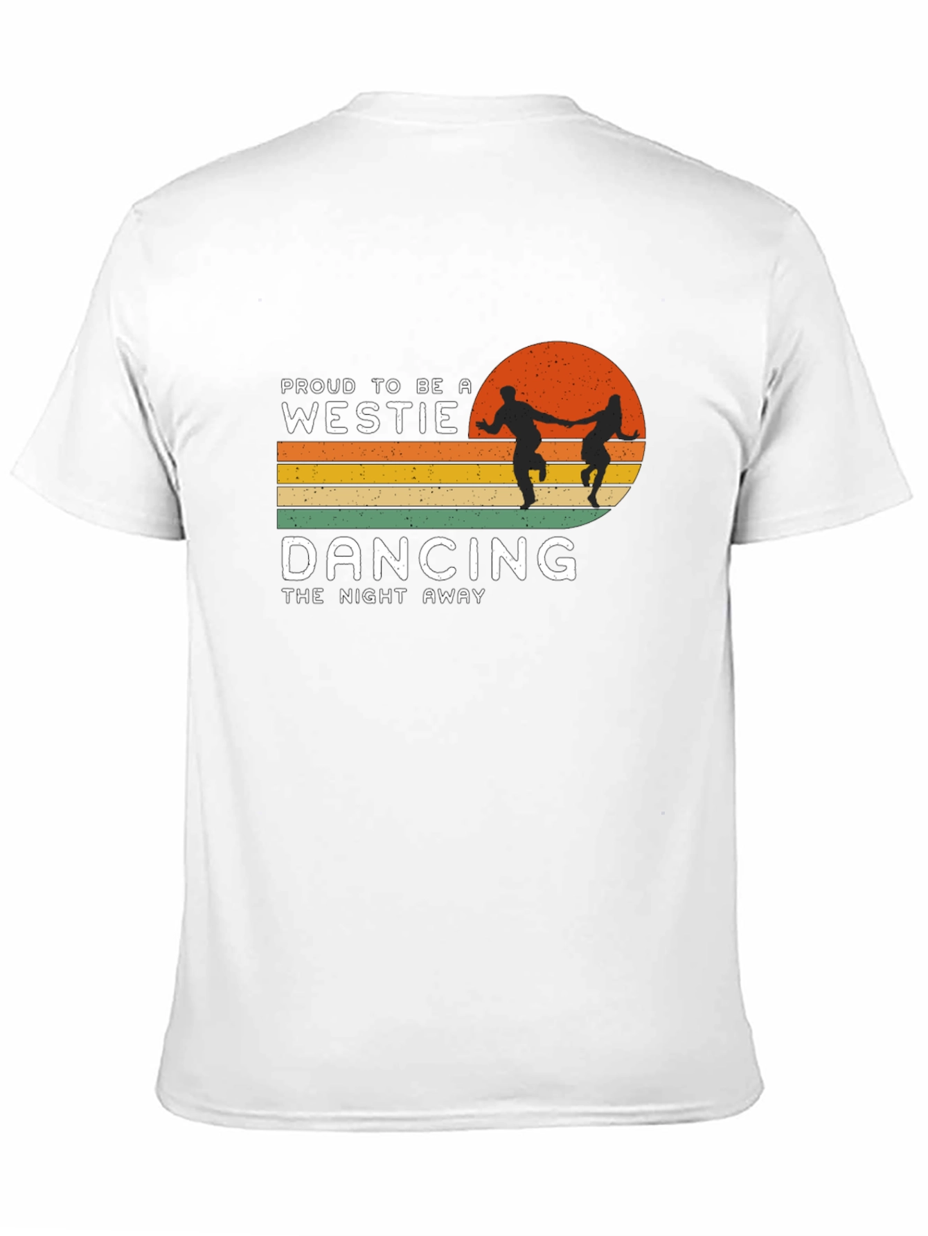 Black Proud Westie Dancing Night Away Graphic Tee view 11