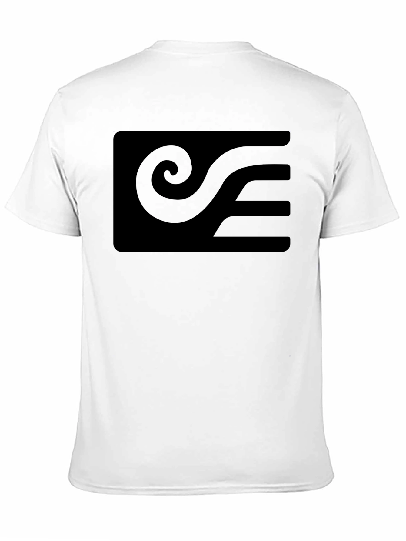 Black Modern Graphic Tee - Black view 11