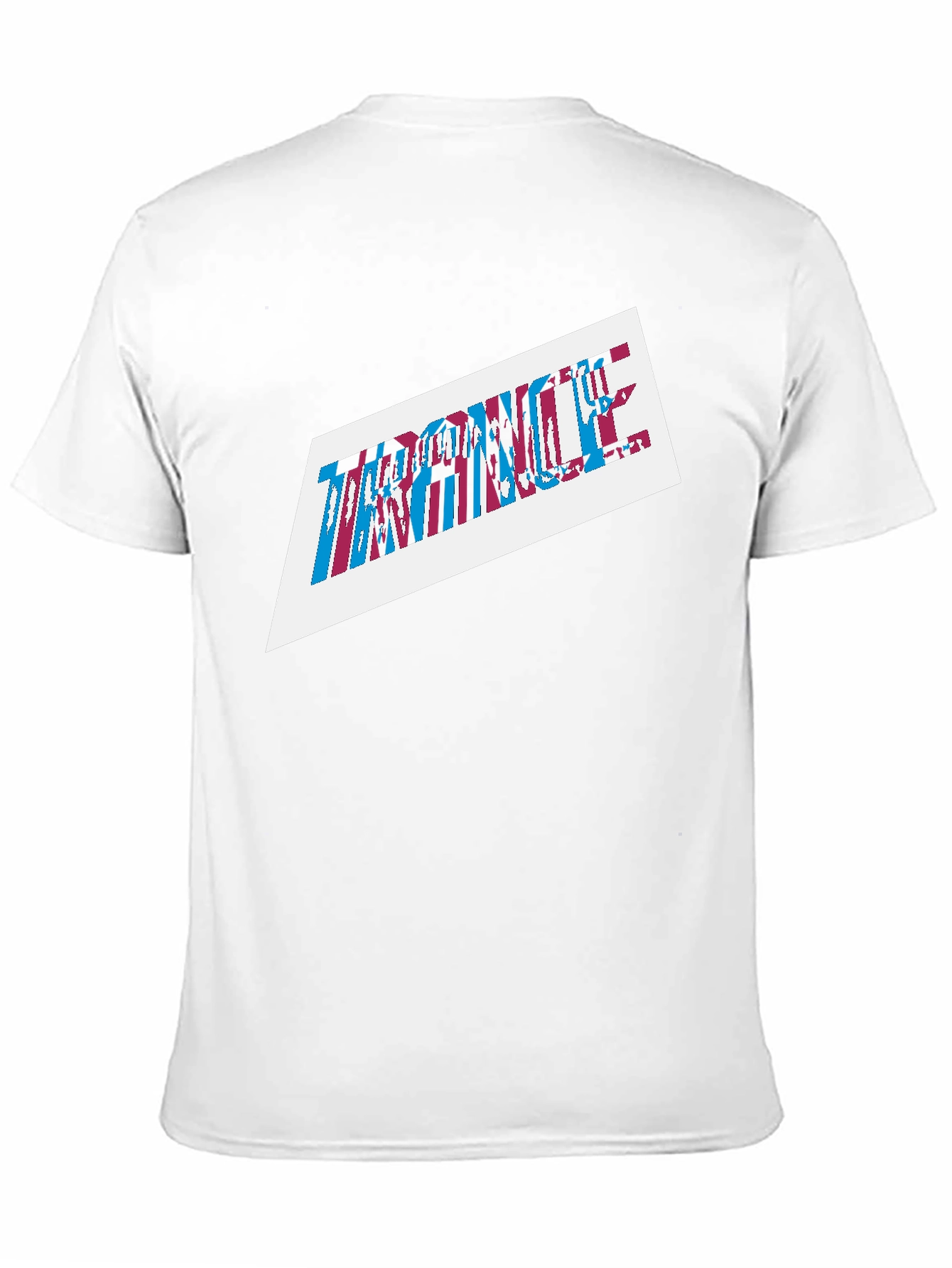 Black Trance Graphic Print Men's Black T-Shirt view 11