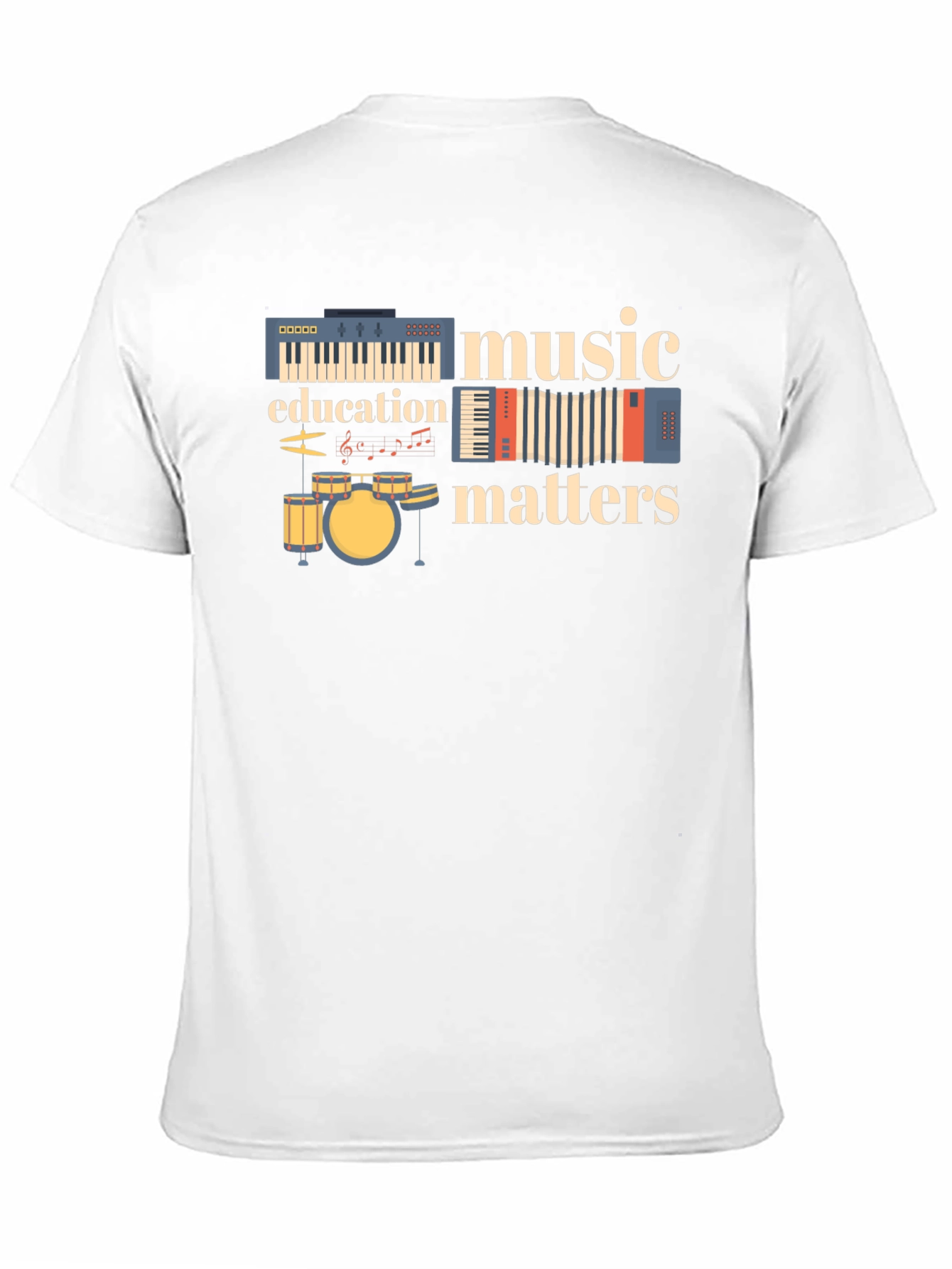 Black Music Education Matters Graphic T-Shirt view 11