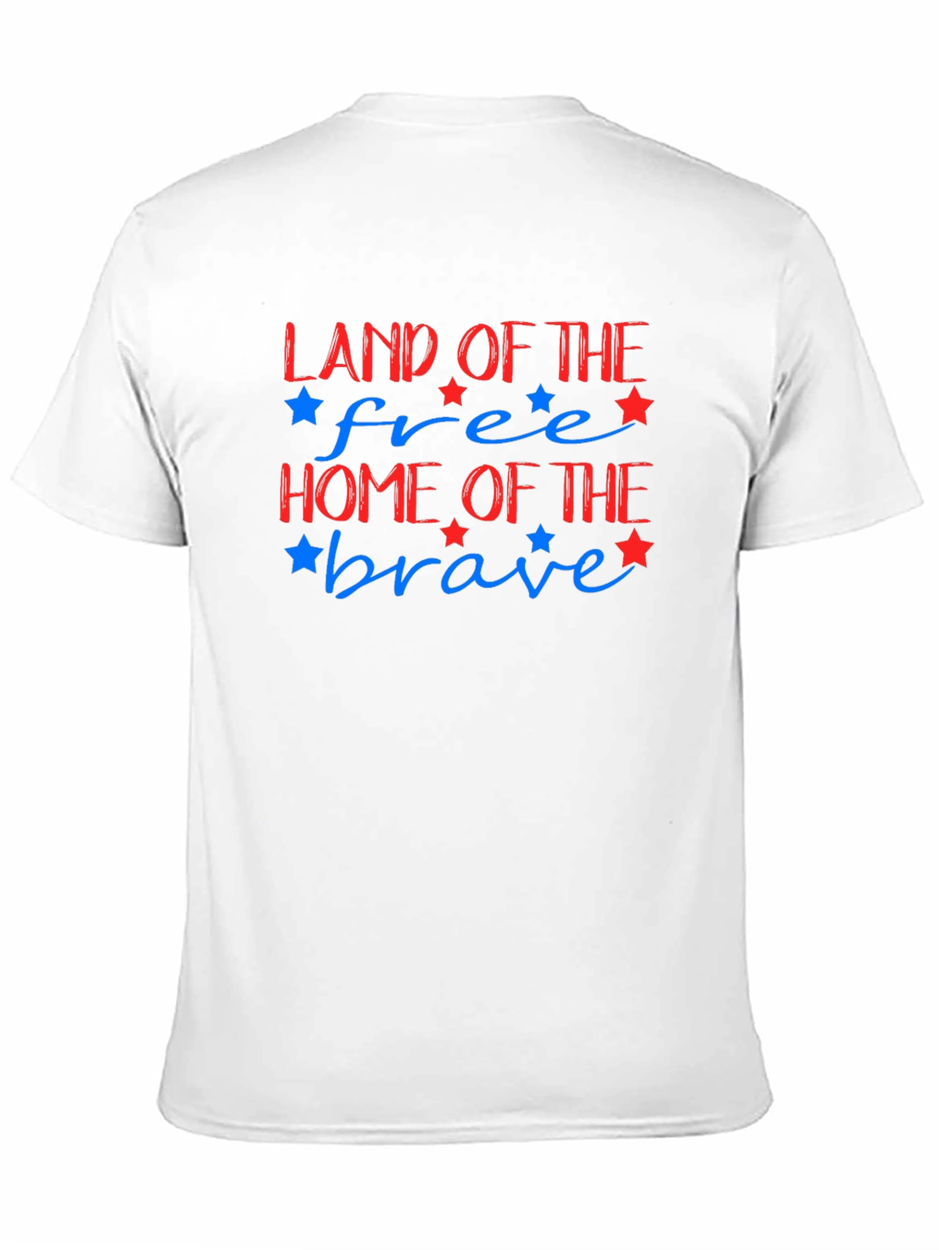 Black Patriotic Land of the Free Graphic Tee view 11