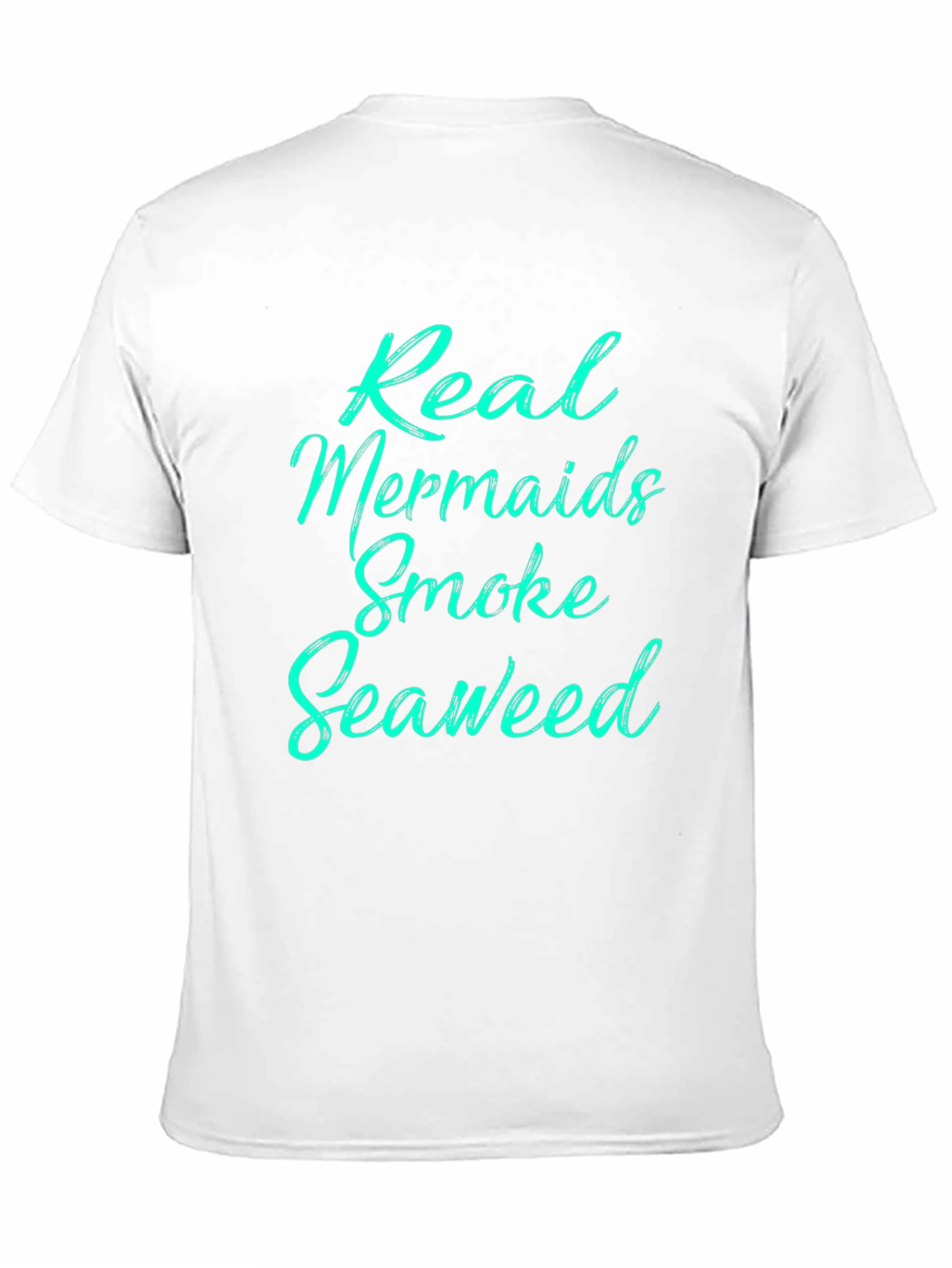Real Mermaids Smoke Seaweed Black T-Shirt - 11