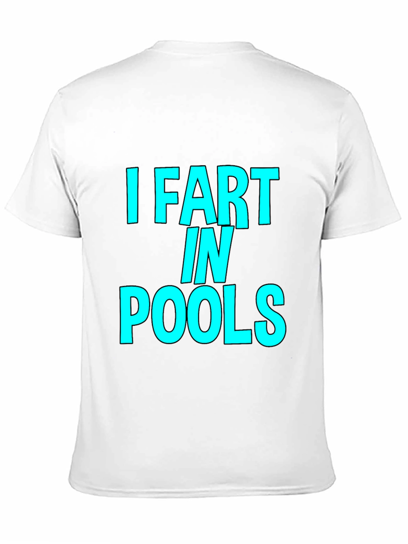 Black I Fart in Pools Graphic T-Shirt - Novelty Funny Tee view 11