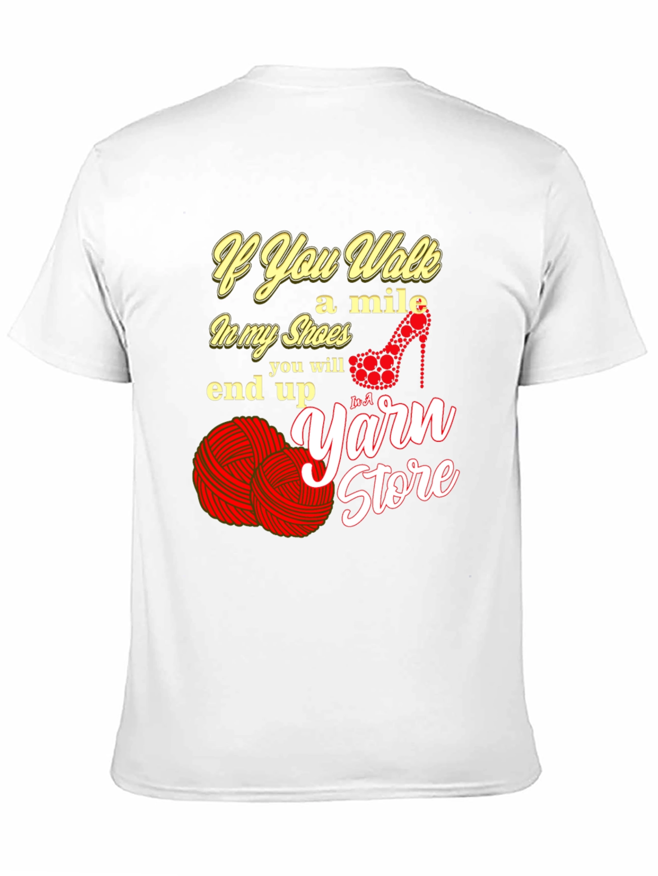 Black If You Walk a Mile in My Shoes T-Shirt view 11