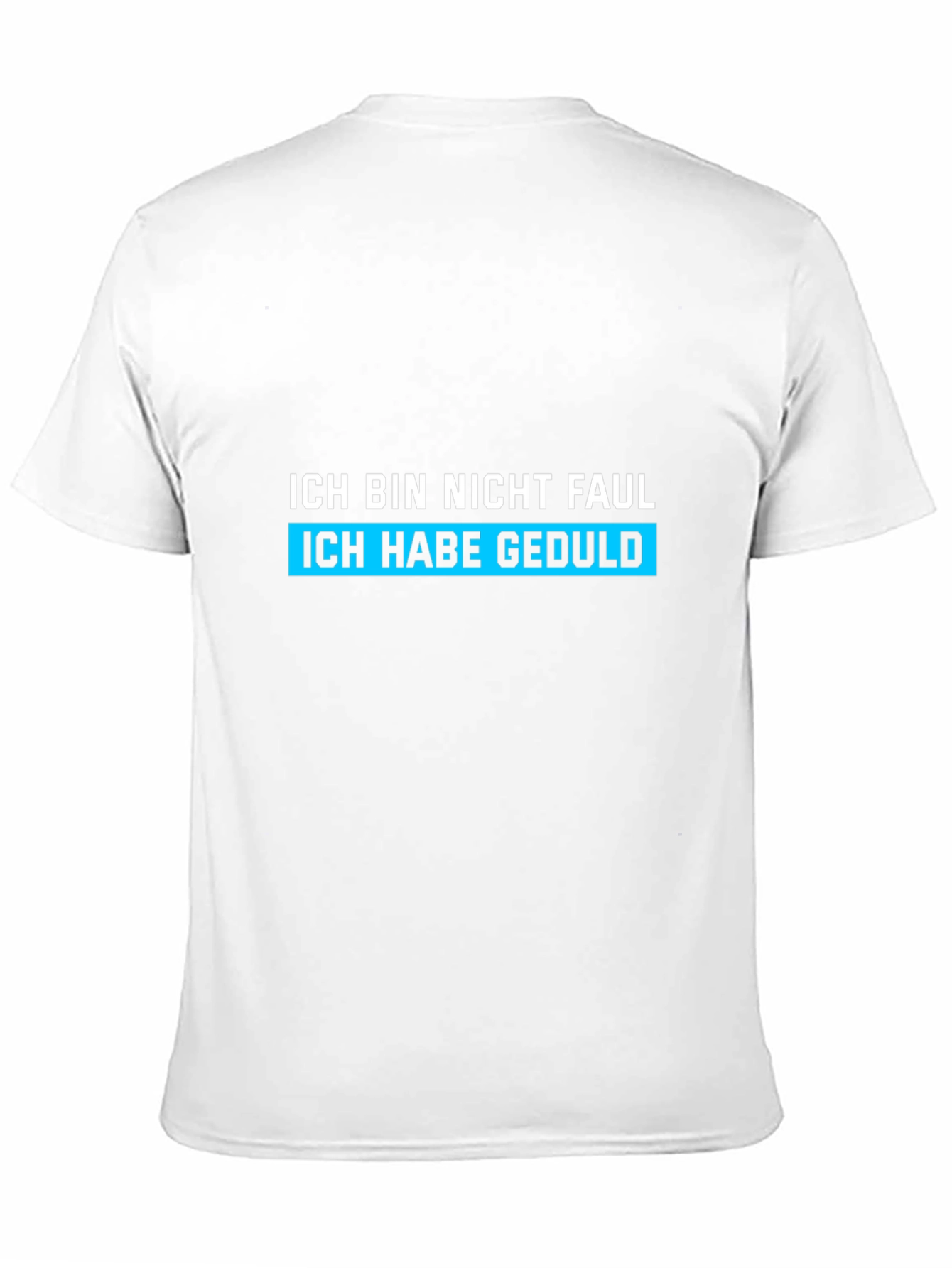Black Funny German Ich Bin Nicht Faul T-Shirt view 11
