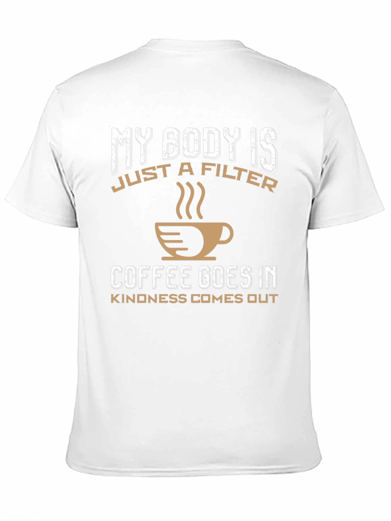 Black Coffee Filter T-Shirt view 11