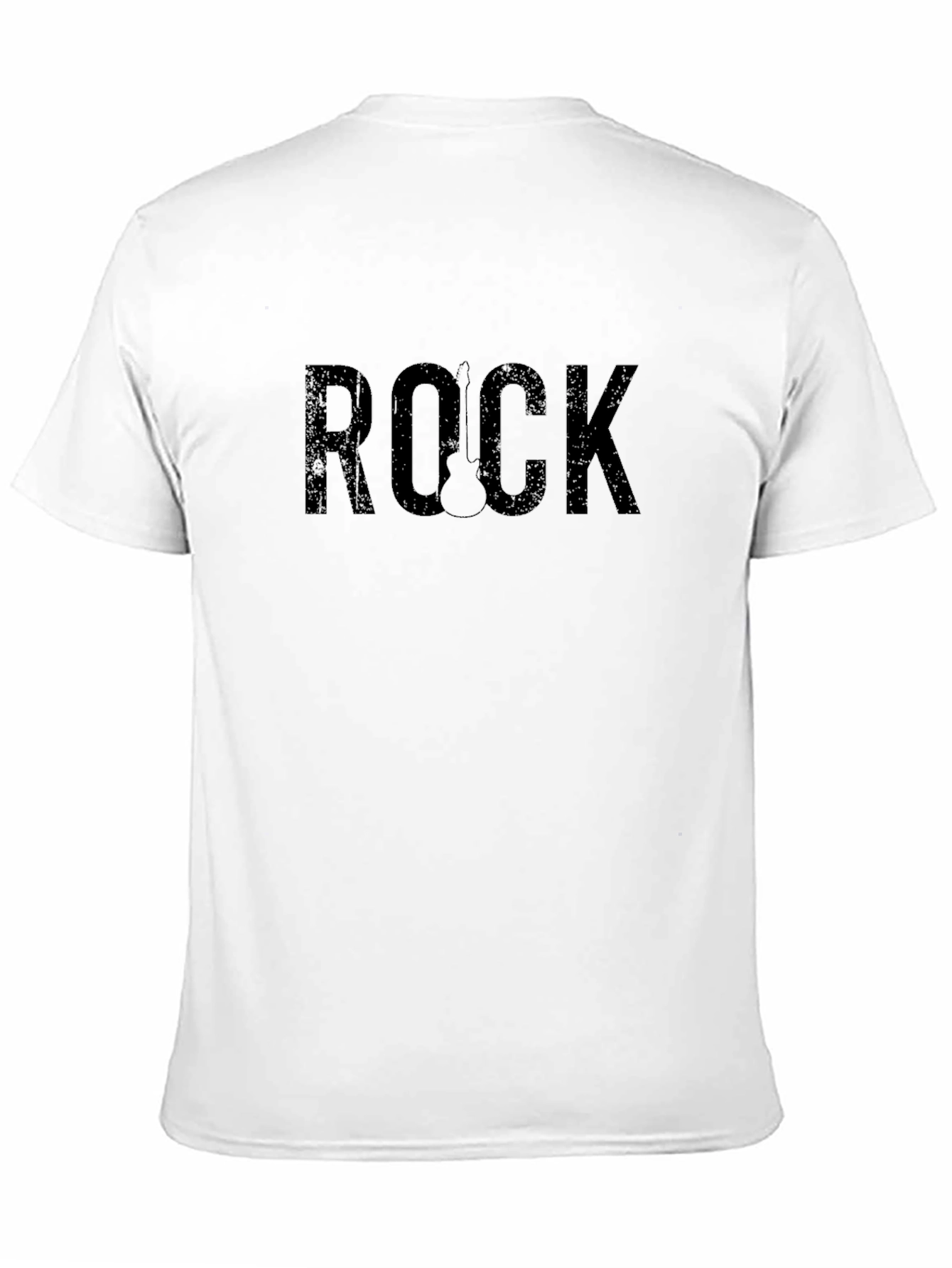 Black Rock T-Shirt - Black Crew Neck Tee view 11