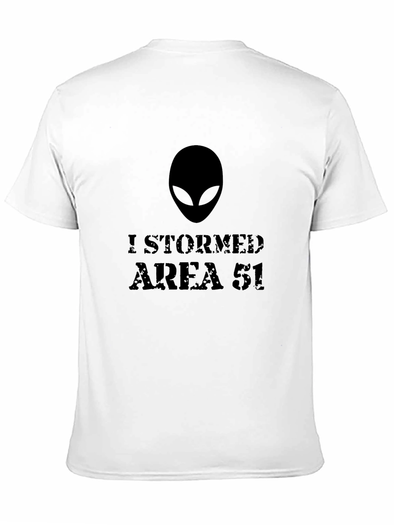 Black I Stormed Area 51 Alien Graphic T-Shirt view 11