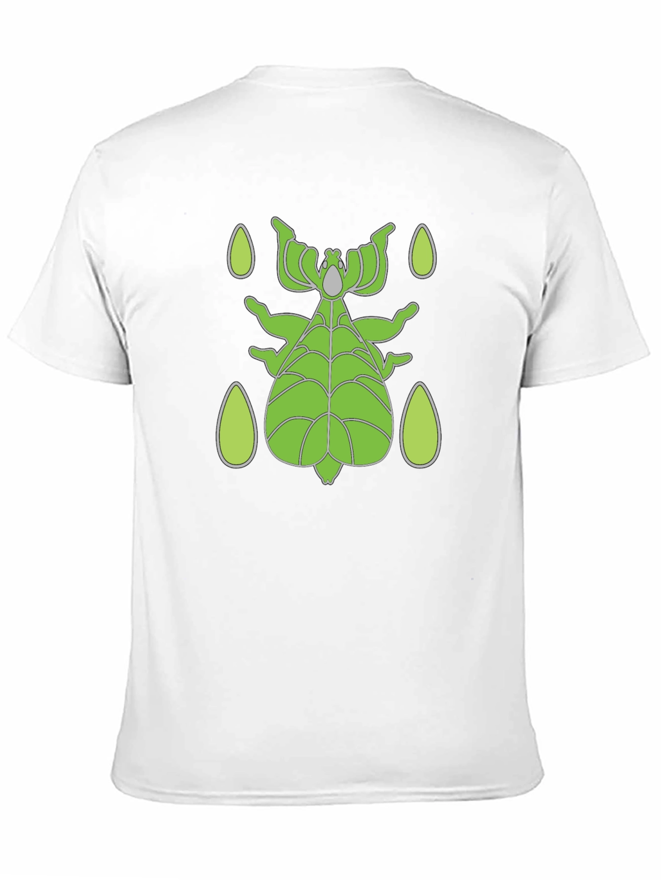 Black Green Stick Bug T-Shirt - Unique Insect Design view 11