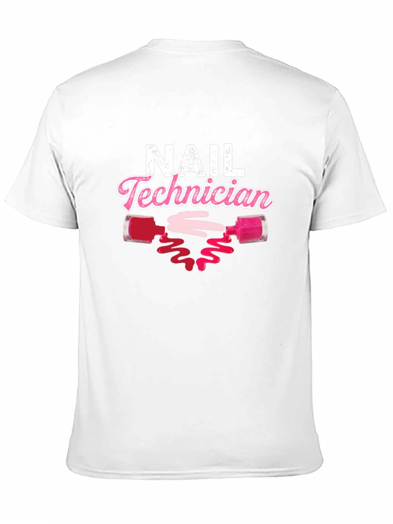 Black Nail Technician T-Shirt - Manicure & Pedicure view 11