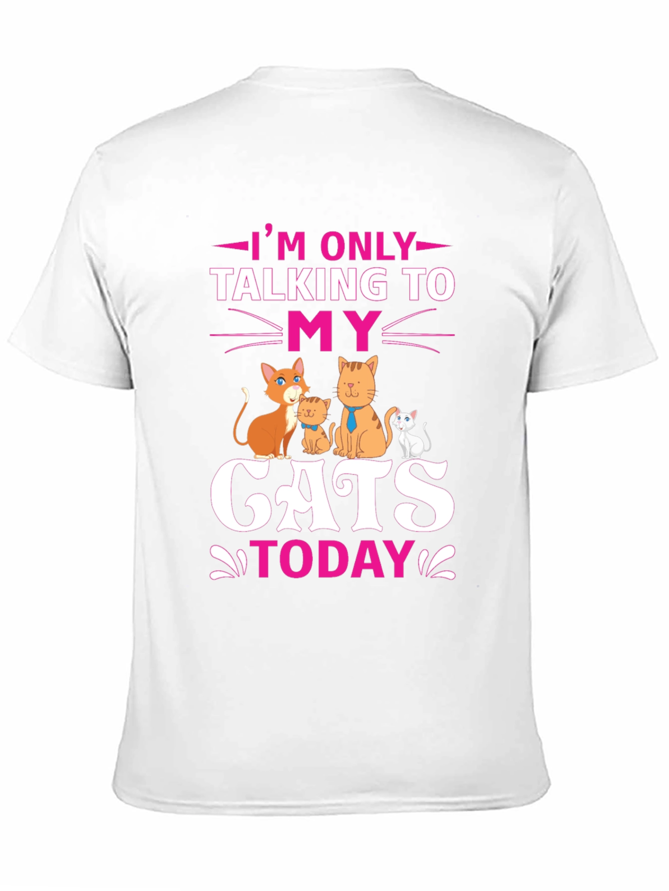 Black Cat Lover T-Shirt - Talking to My Cats Today view 11