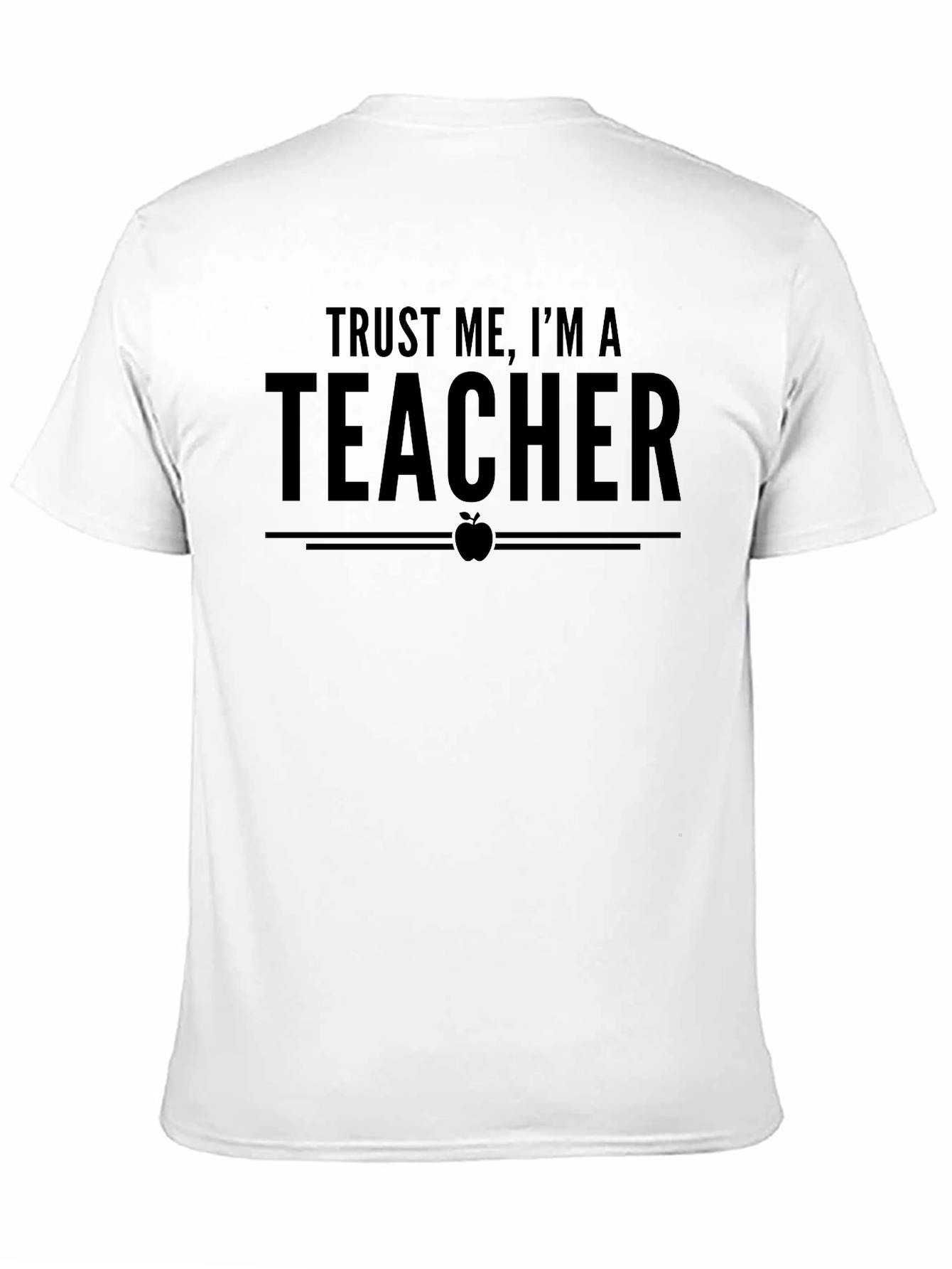 Black Trust Me, I'm A Teacher Black T-Shirt view 11