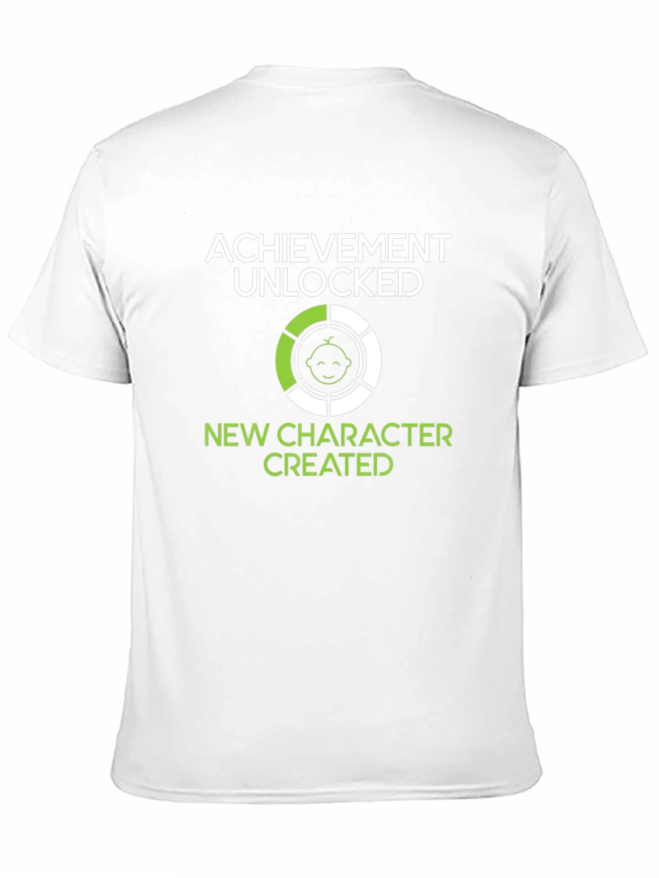 Black Achievement Unlocked: New Character Created T-Shirt view 11