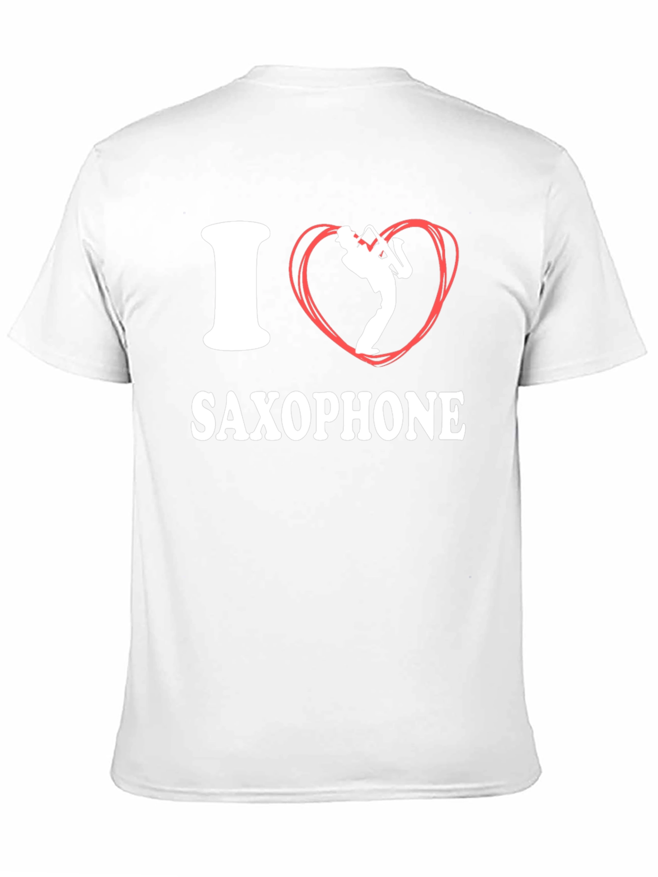 Black I Love Saxophone Graphic Tee view 11