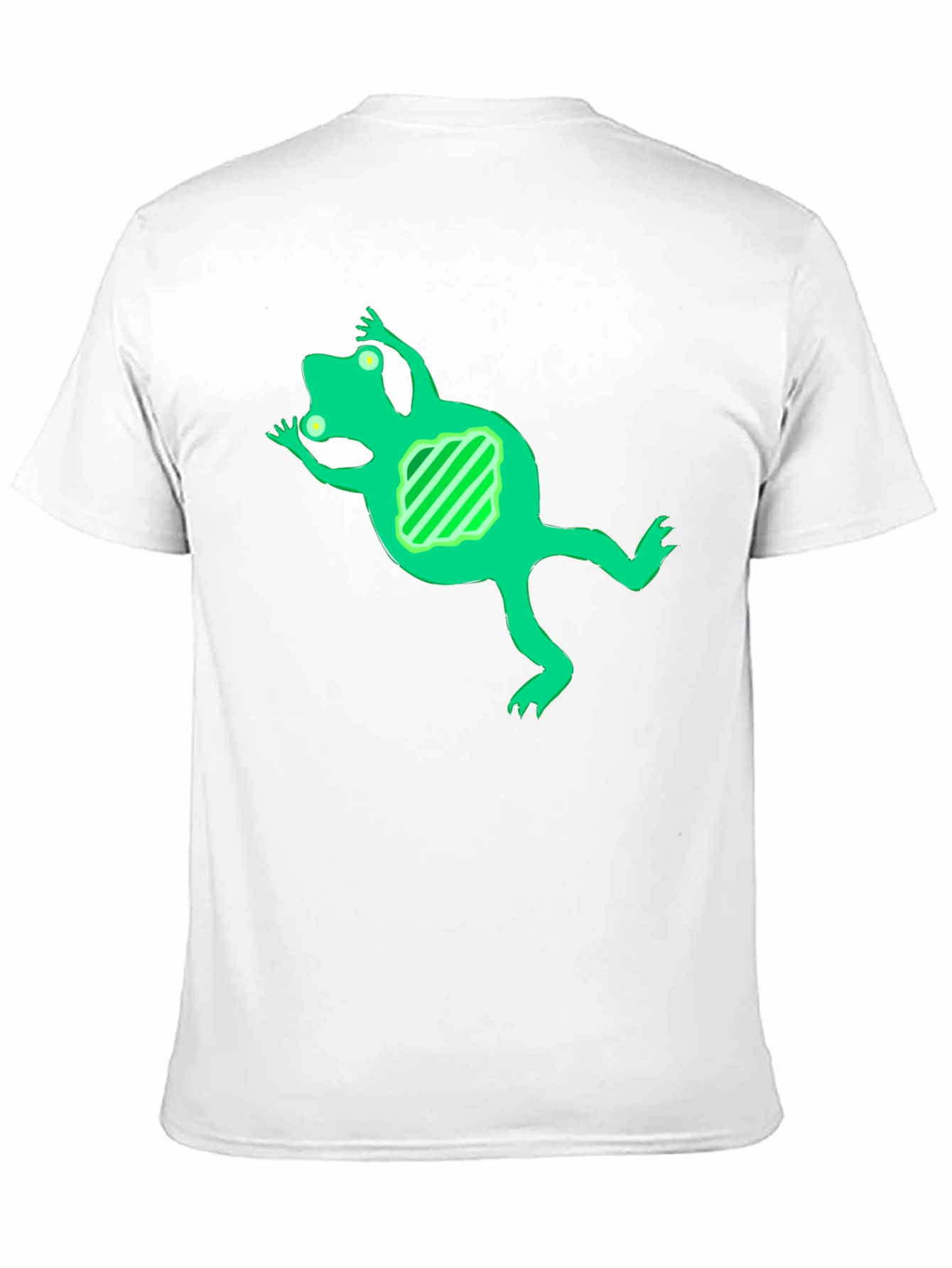 Black Cool Frog Graphic Tee - Black Cotton Blend view 11