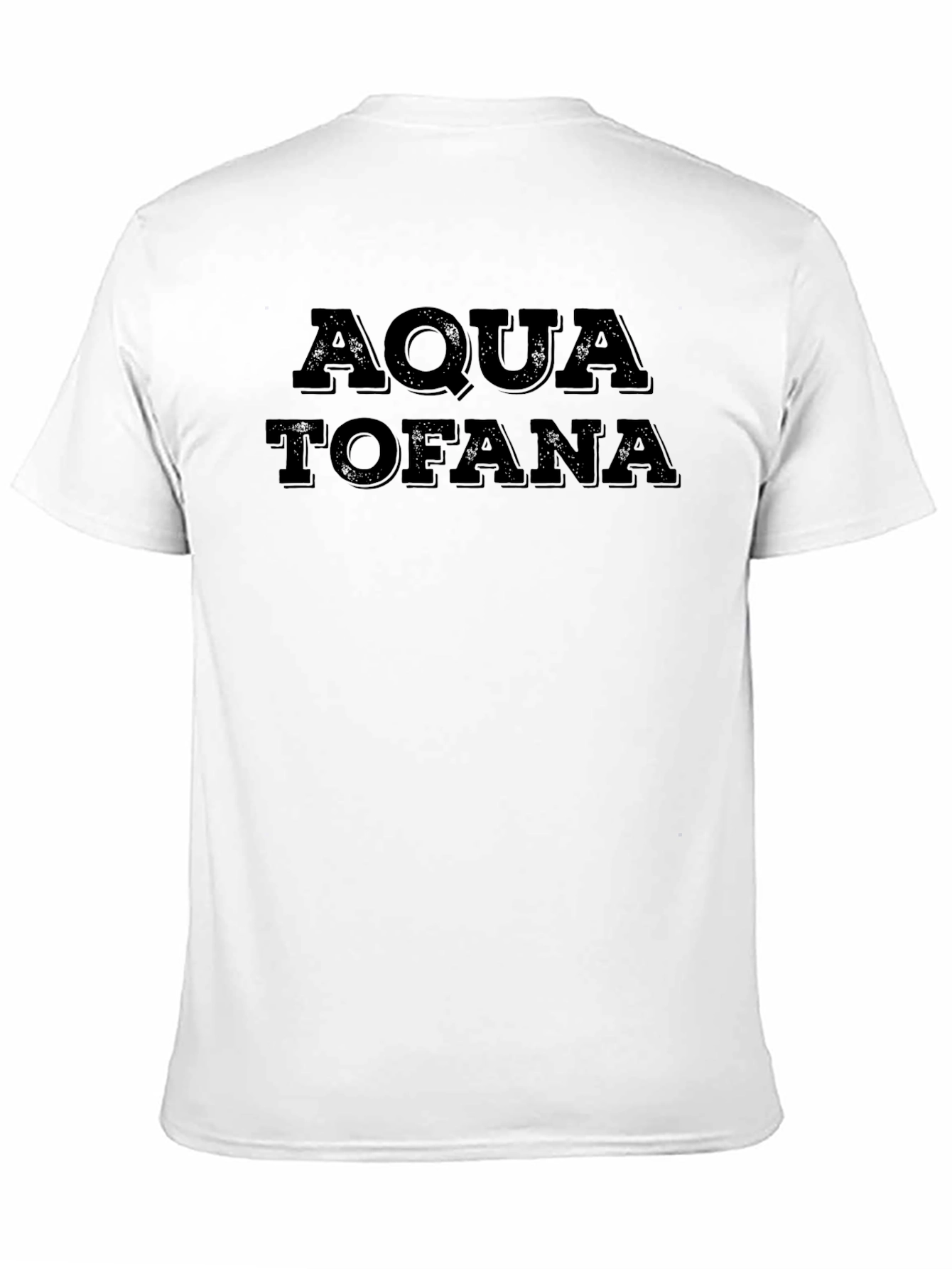 Black Aqua Tofana Graphic Tee - Stylish Dark Humor T-Shirt view 11