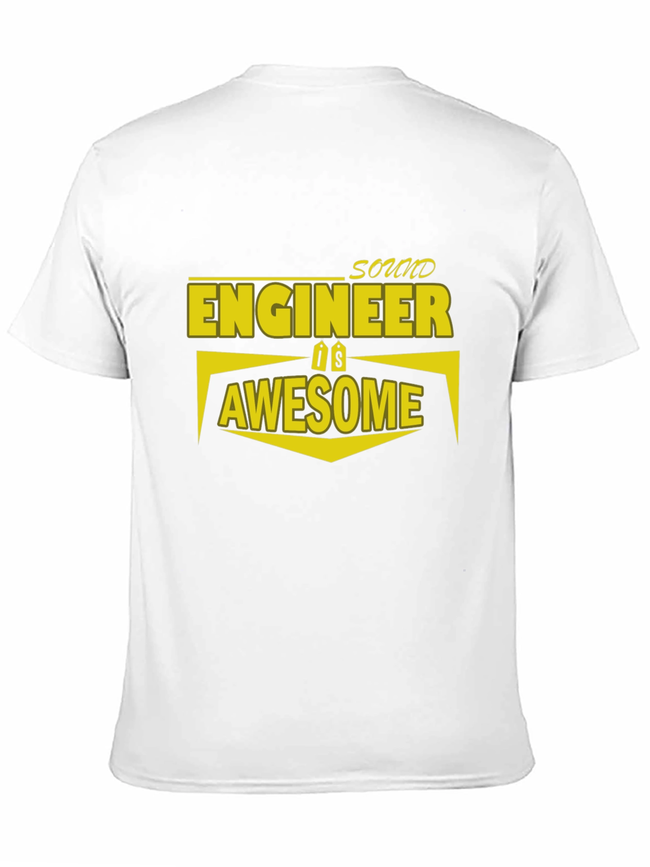 Black Sound Engineer is Awesome T-Shirt view 11
