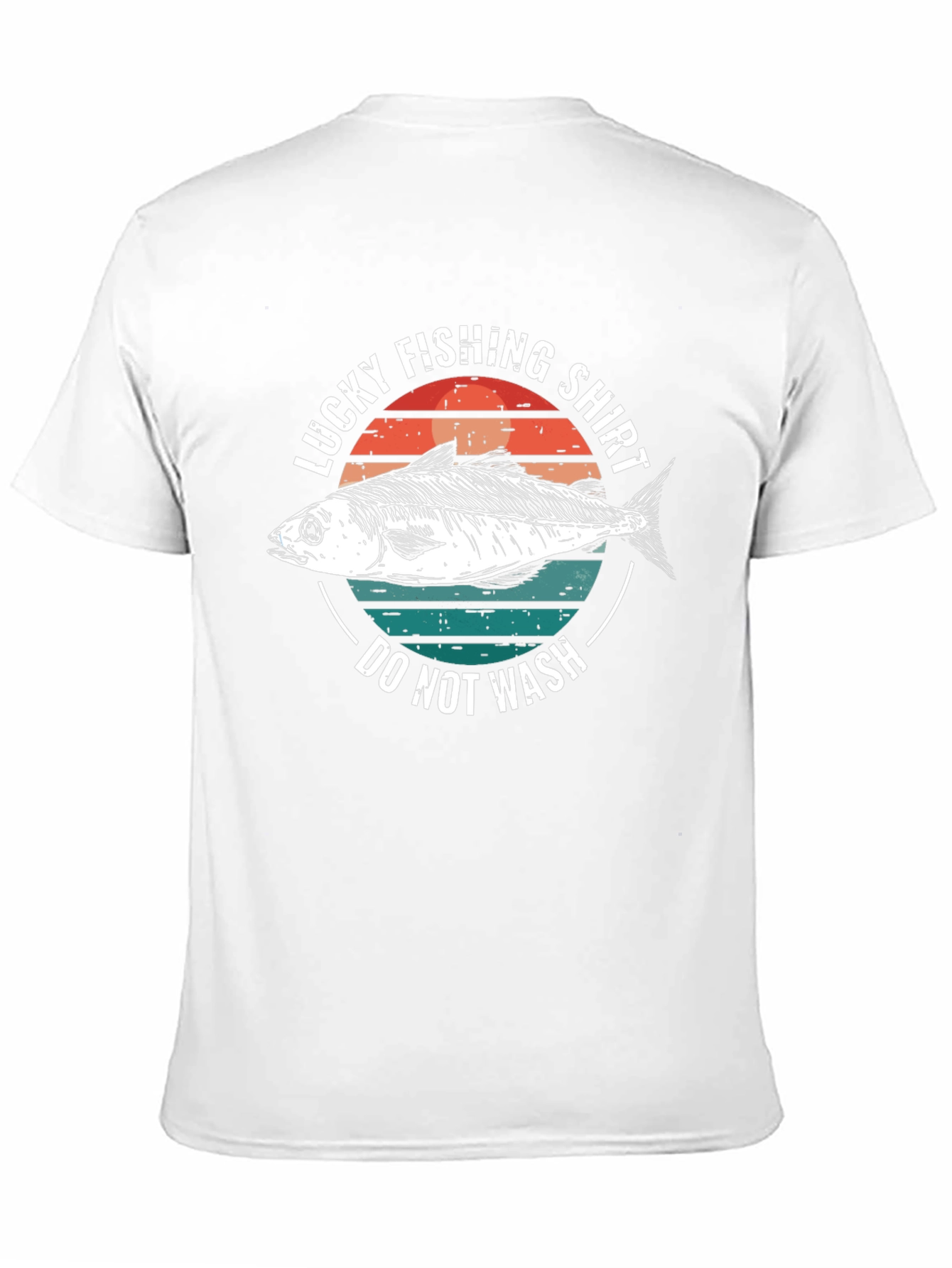 Black Lucky Fishing Shirt - Do Not Wash Novelty Tee view 11