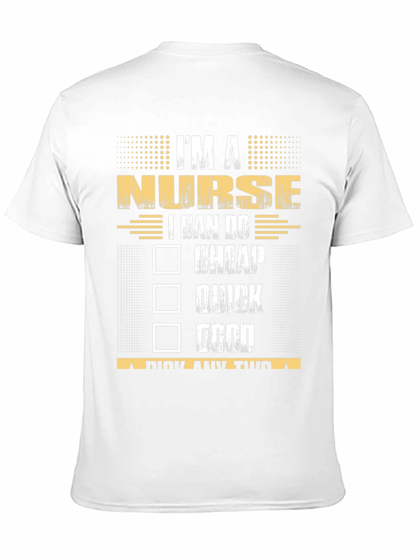 Black I'm a Nurse Pick Any Two T-Shirt view 11