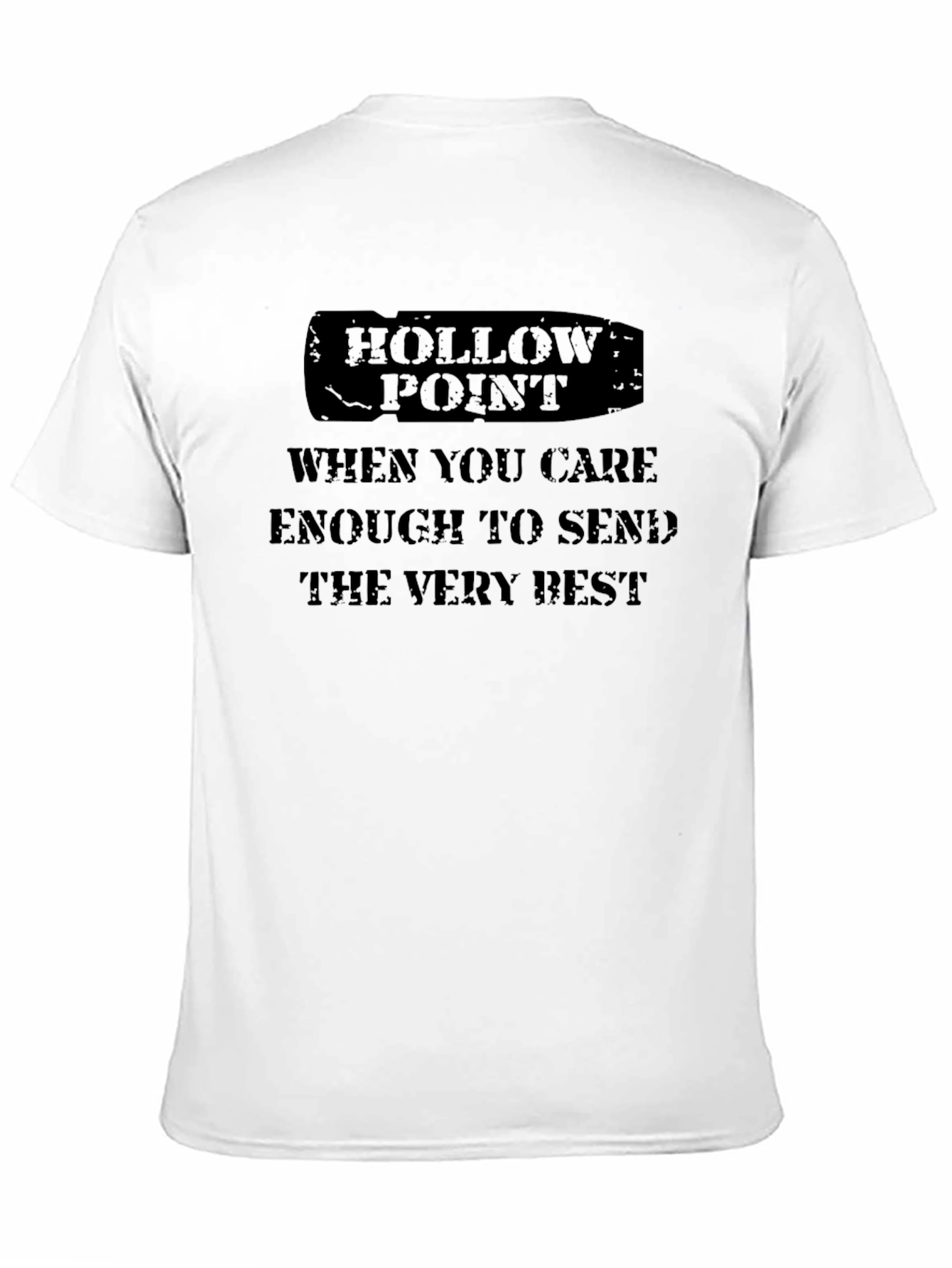 Black Hollow Point Graphic Tee - Send the Very Best view 11