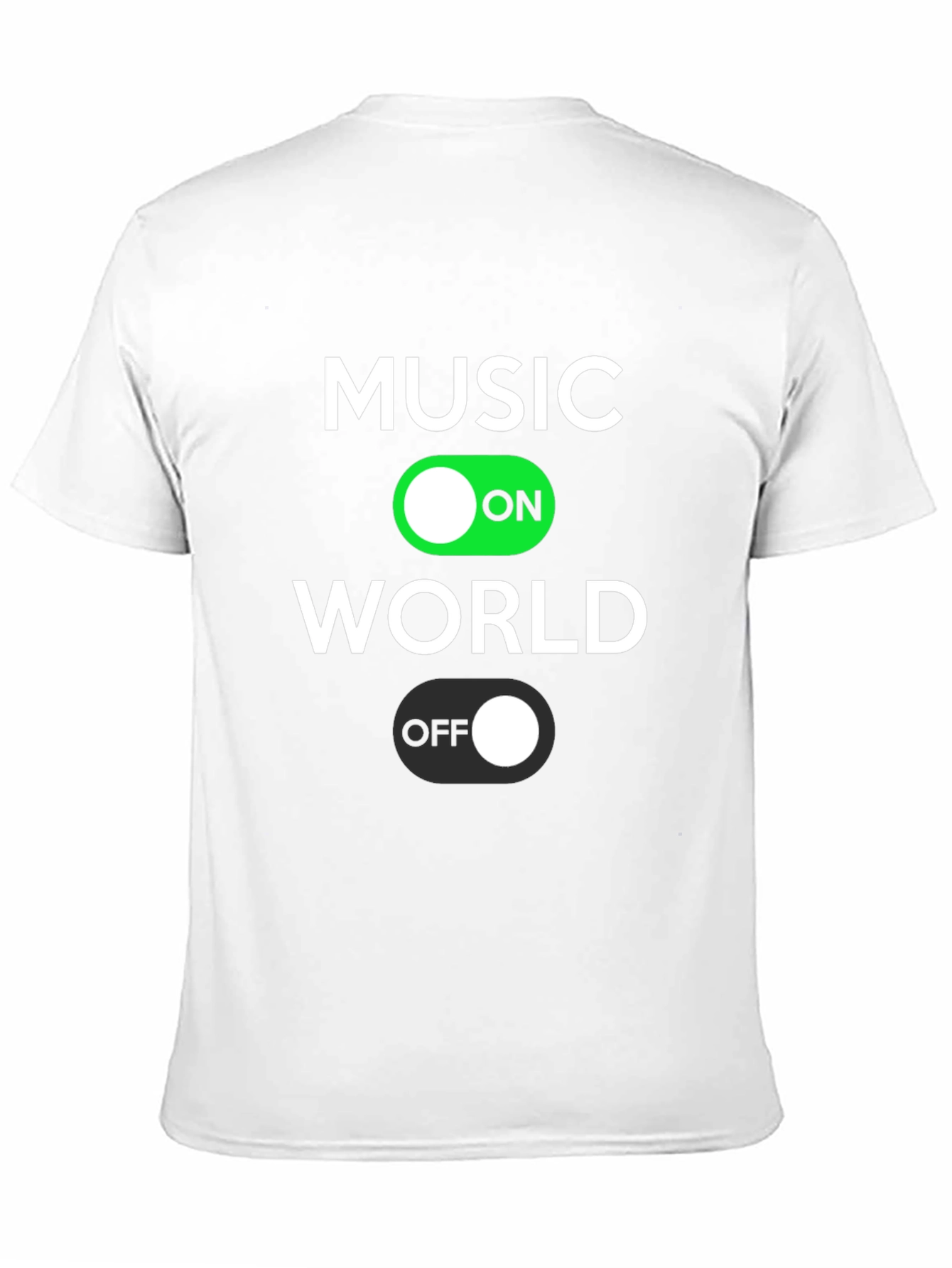 Black Music On World Off T-Shirt view 11