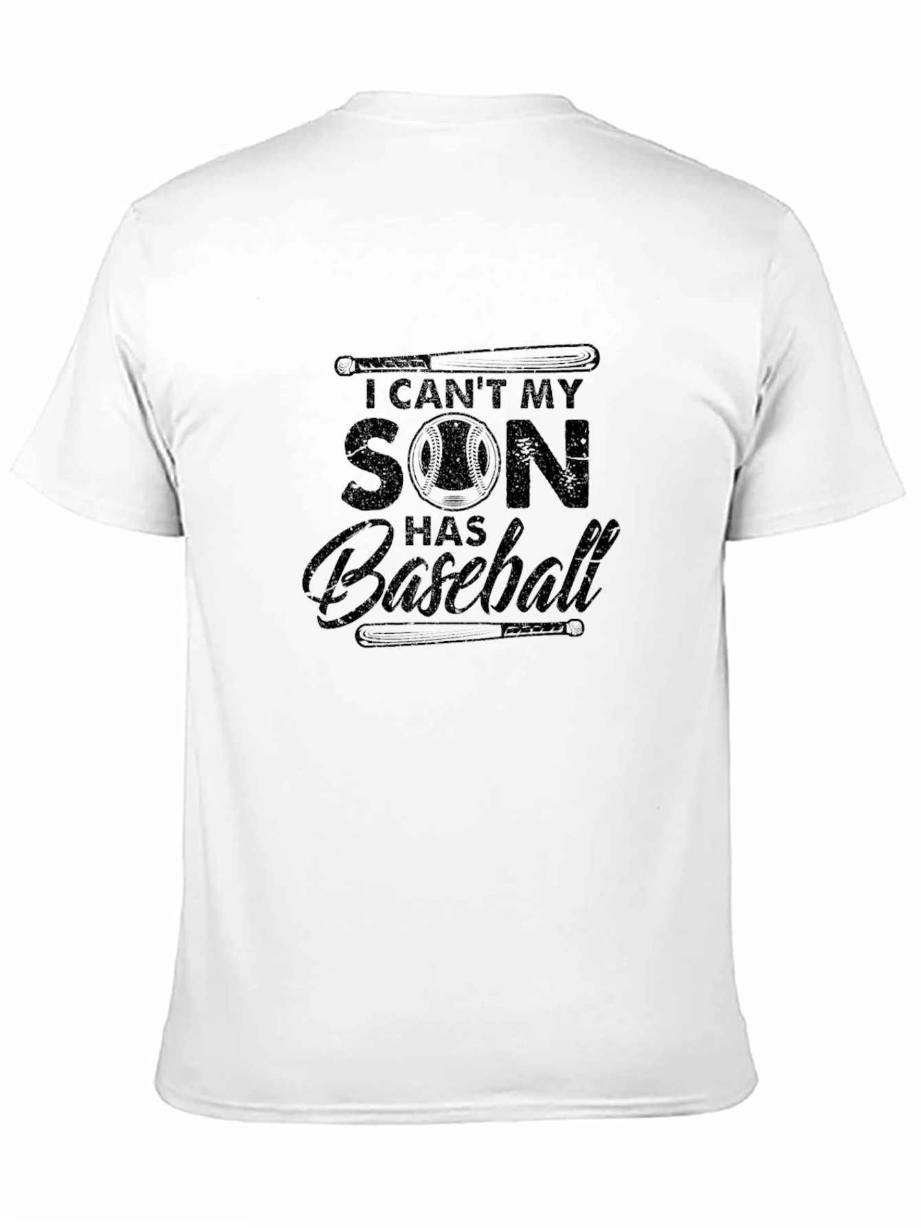Black Baseball Son Graphic T-Shirt - Perfect for Baseball Dads view 11